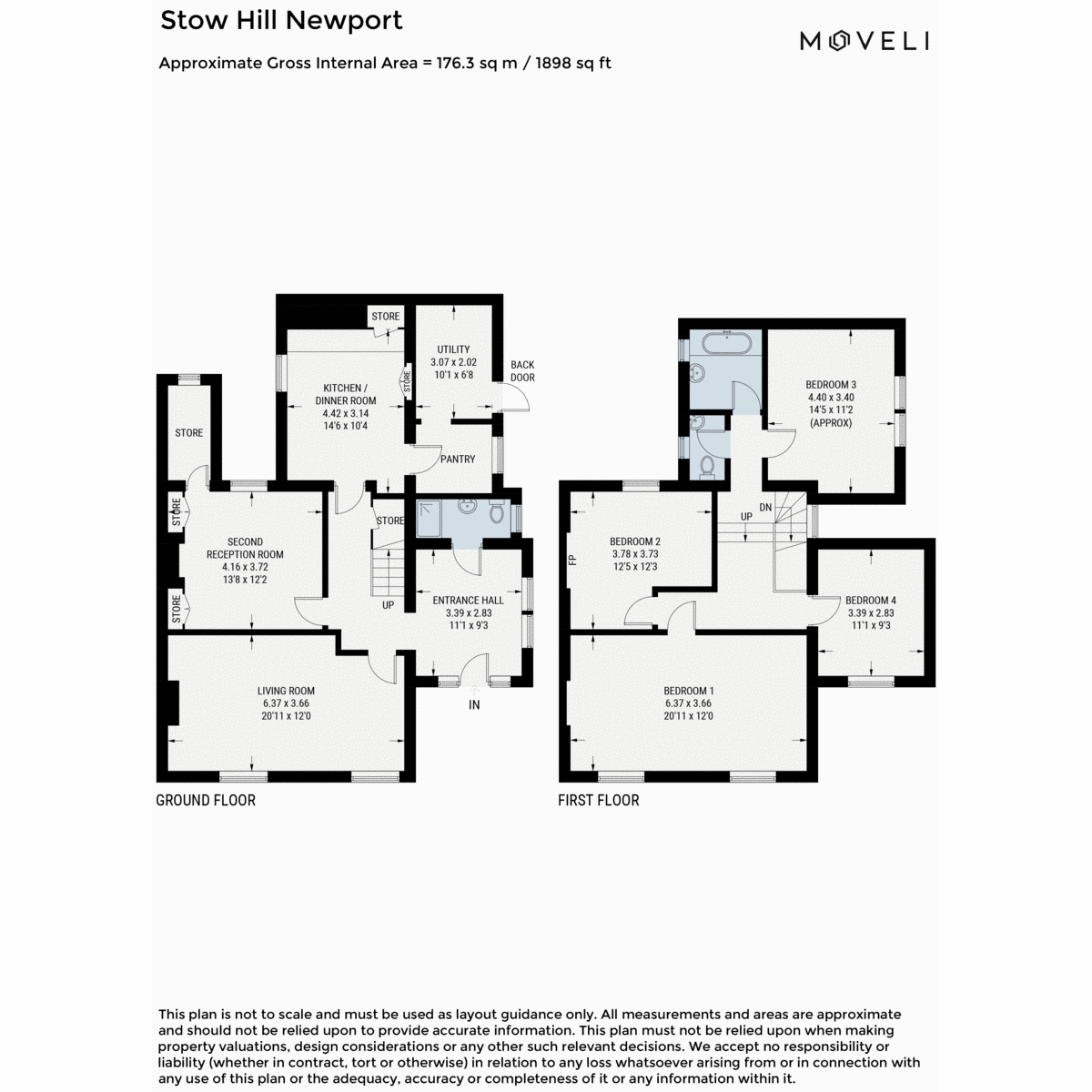 118, Stow Hill, Newport floorplan
