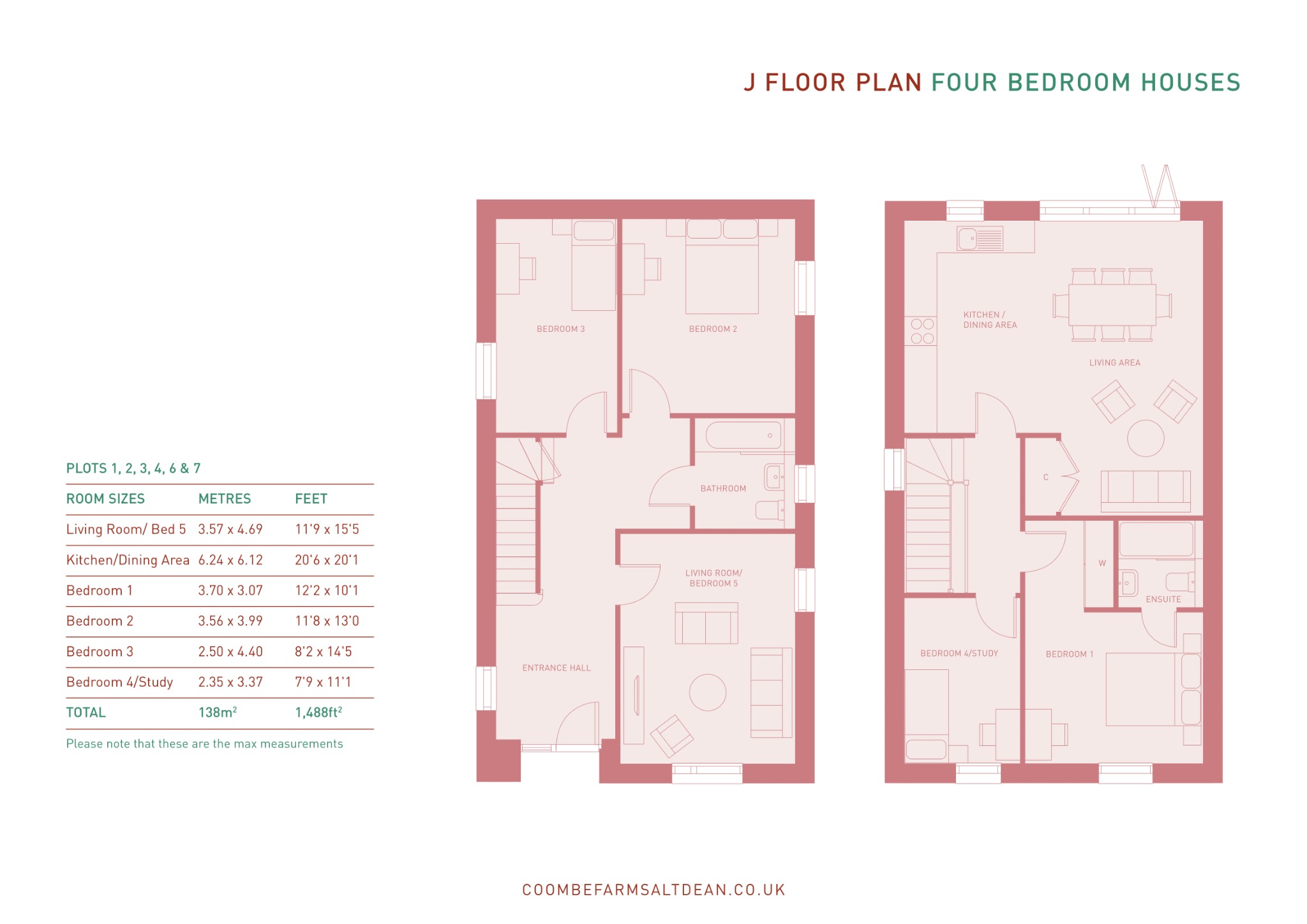 (WEB Plot 1 Coombe Farm) 94 Westfield Avenue North, Saltdean, East Sussex floorplan