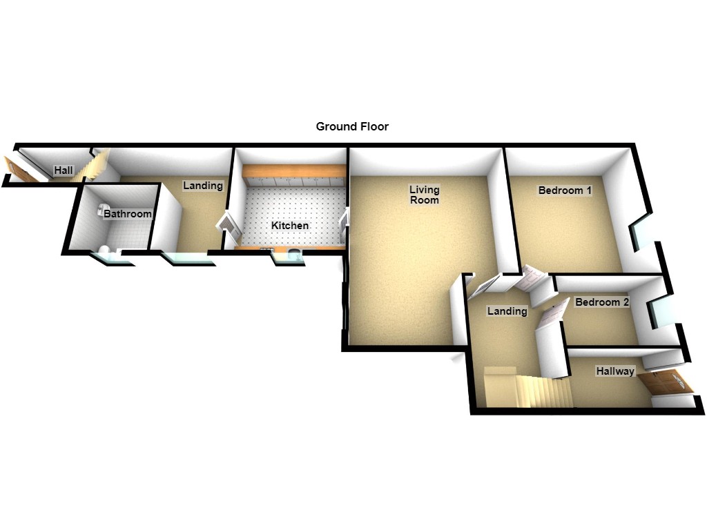 `, 26, Hastings Terrace, Cramlington floorplan