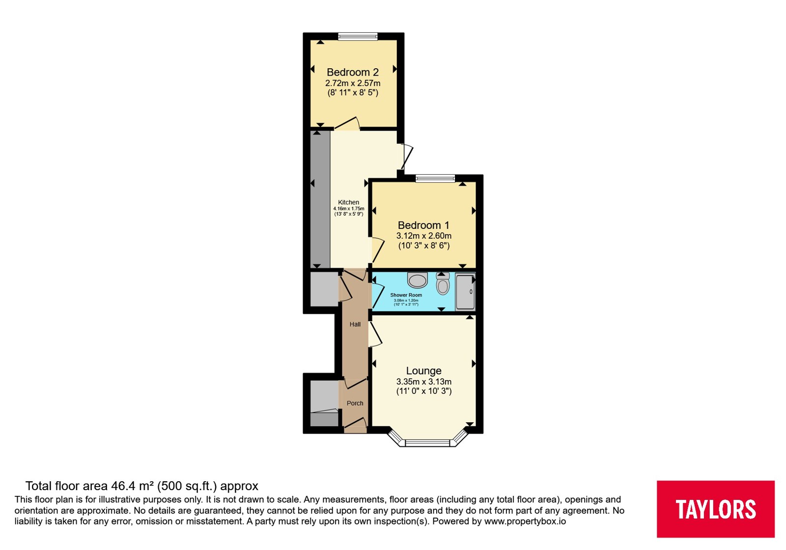 Ground Floor Flat, 9, Ridgeway Road, Bristol floorplan