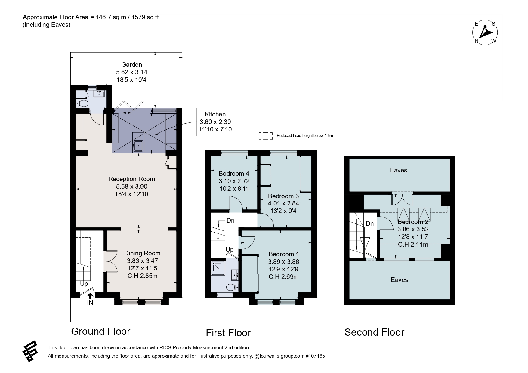 45, Colehill Lane, London floorplan