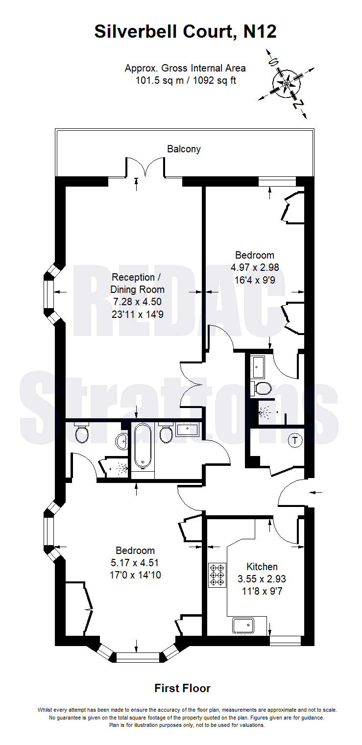 Flat 2 Silverbell Court 2, Hoptree Close, London floorplan
