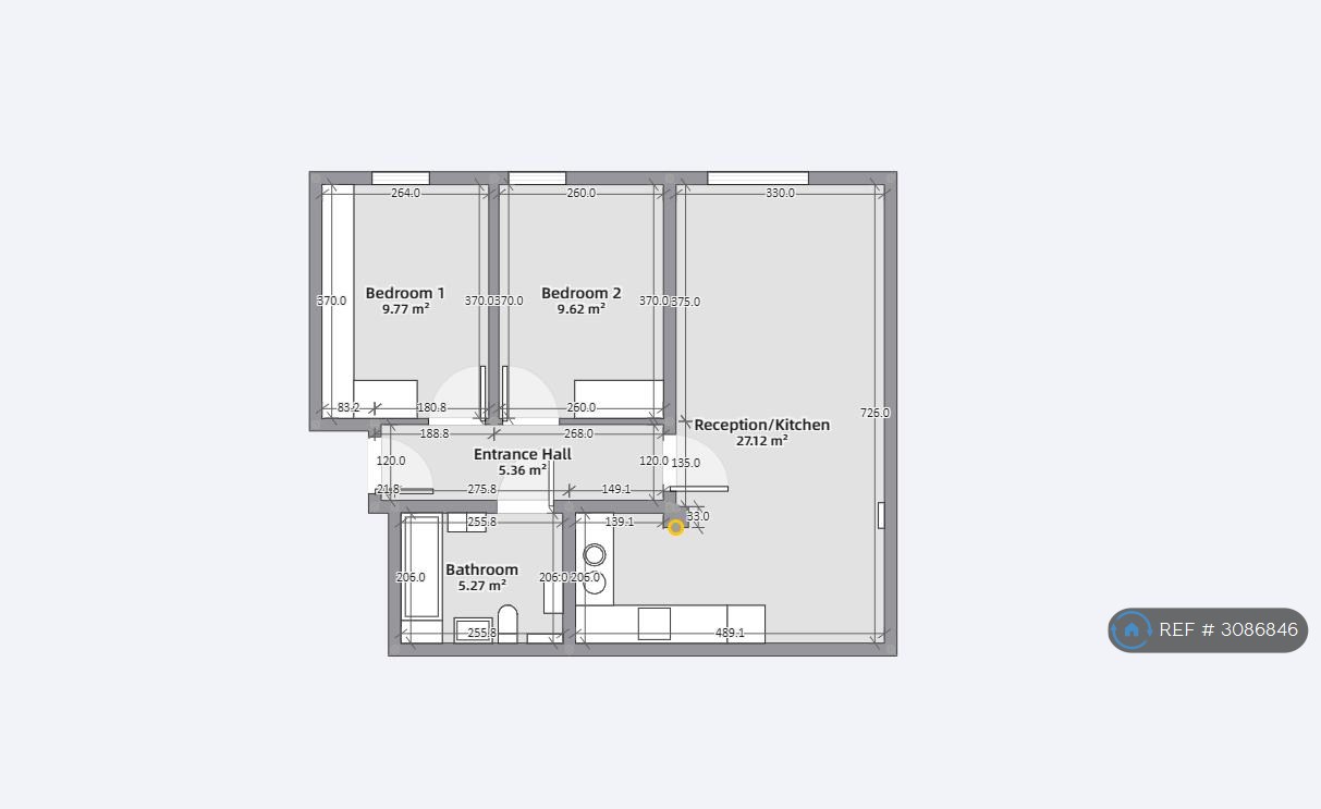 Mowlem Street, London floorplan
