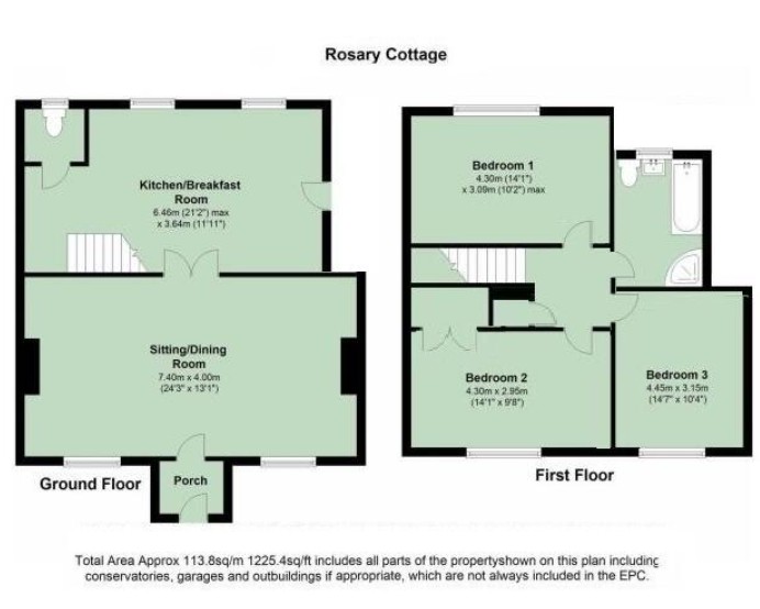 Rosary Cottage,, Fenny Bridges, Devon floorplan