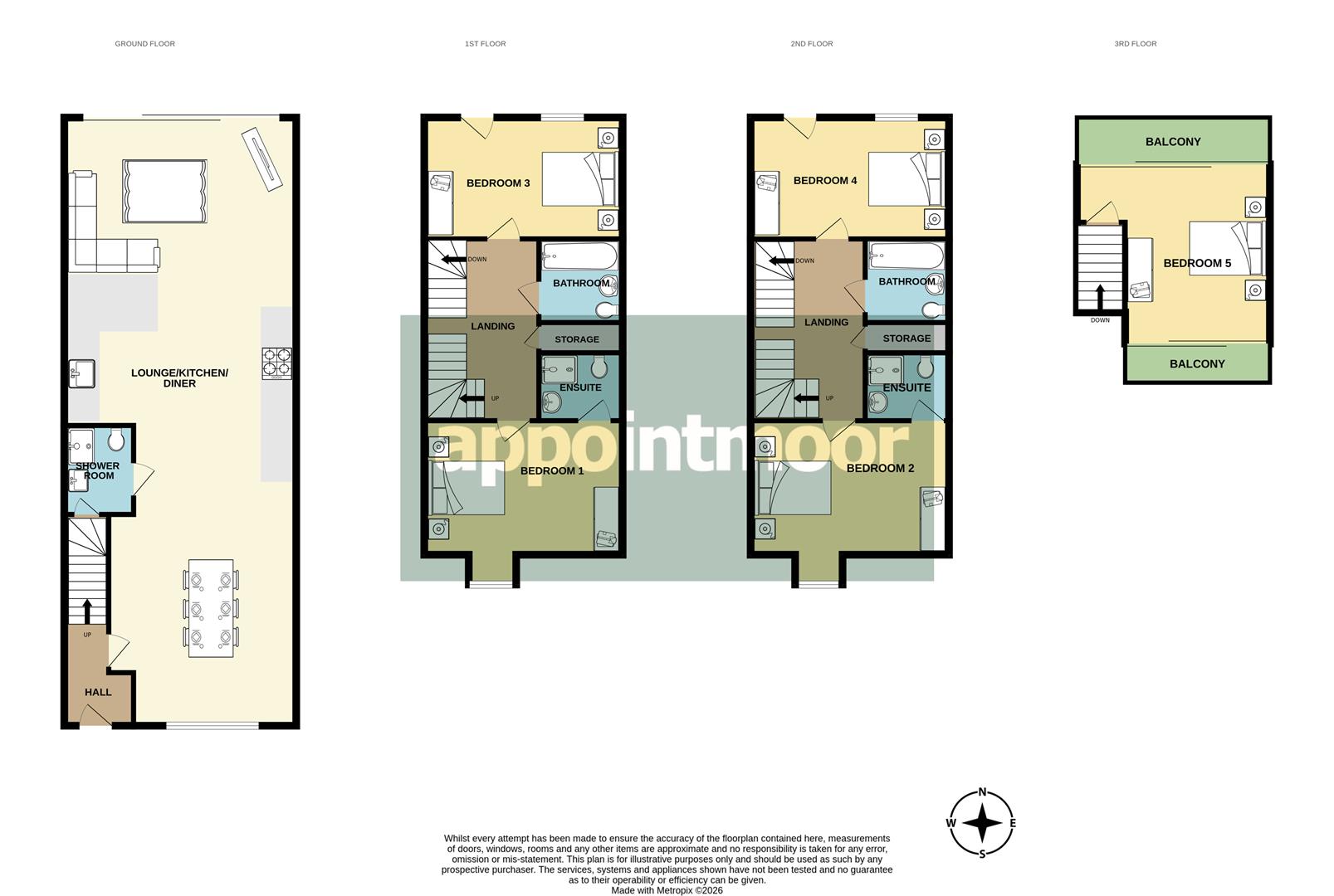 2 The Bay, 1, First Avenue, Chalkwell floorplan