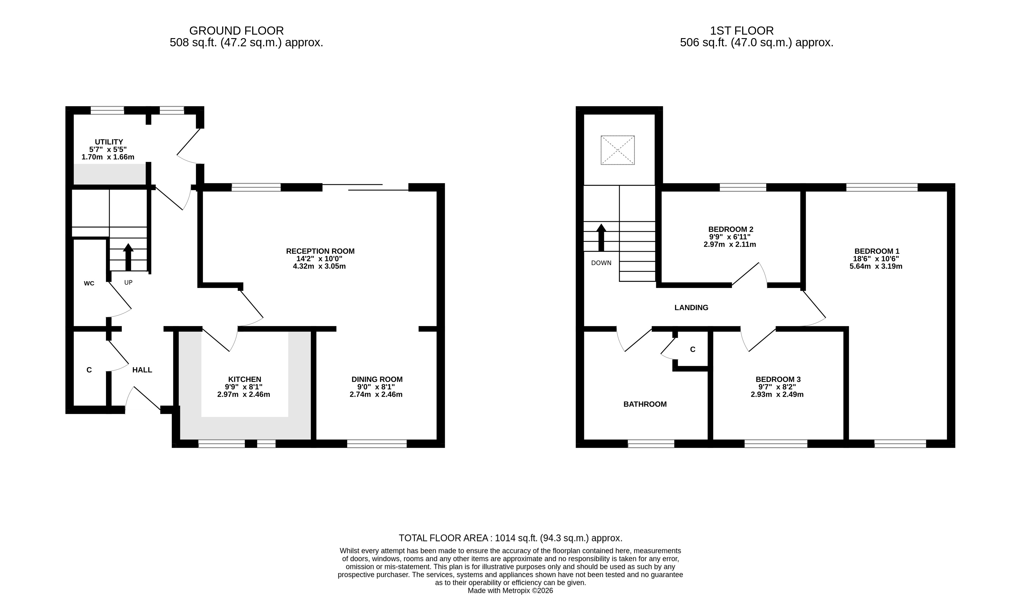 33B,, Woodhall Road, Pudsey floorplan