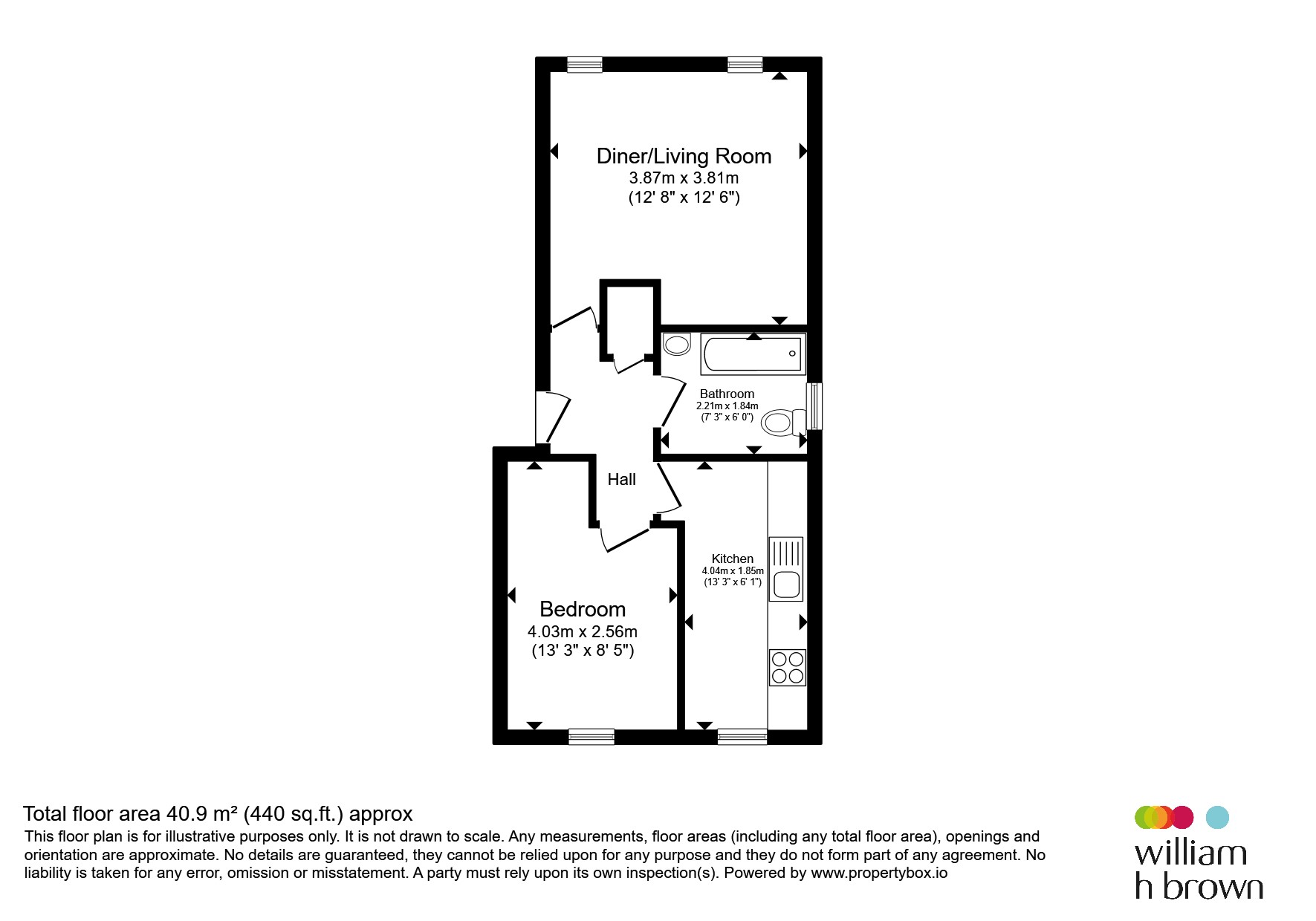 74, Burns Place, Tilbury floorplan