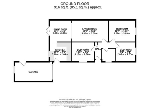 Gilling Way, Swindon floorplan