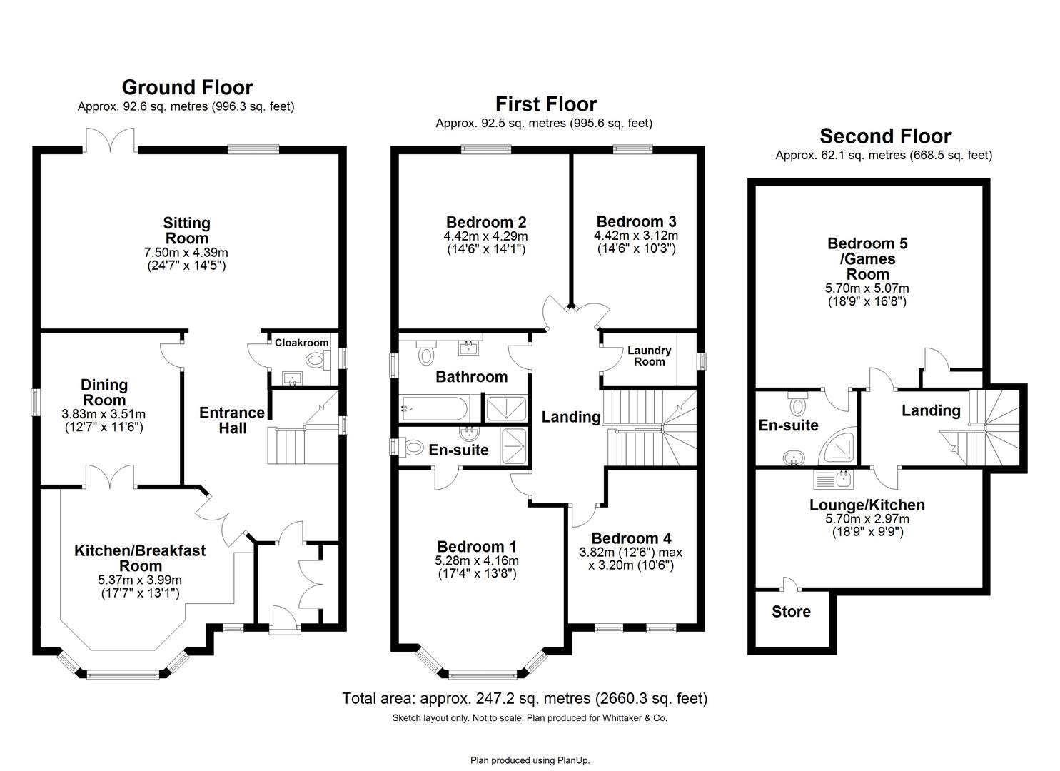 41a, Common Lane, Harpenden floorplan