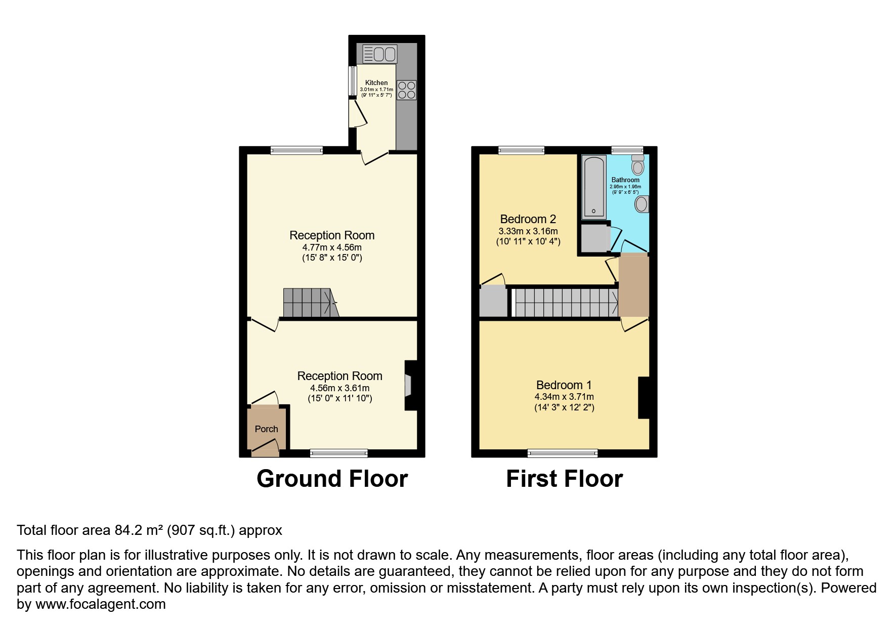 70, Abbey Crescent, Heywood floorplan