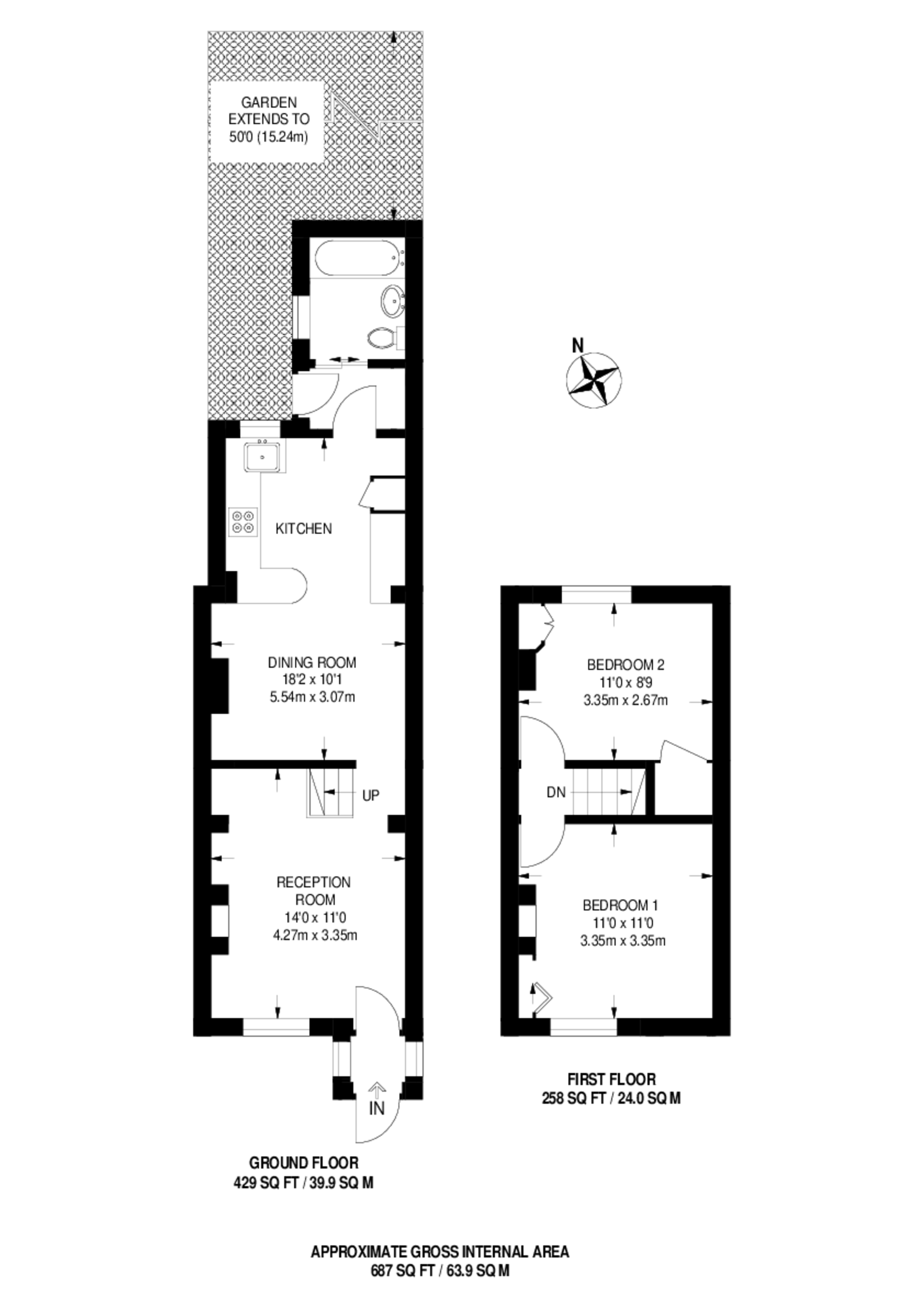Tamworth Lane, Mitcham floorplan