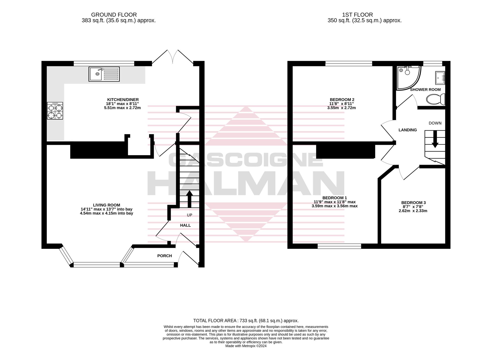 45 Shayfield Drive, Manchester floorplan