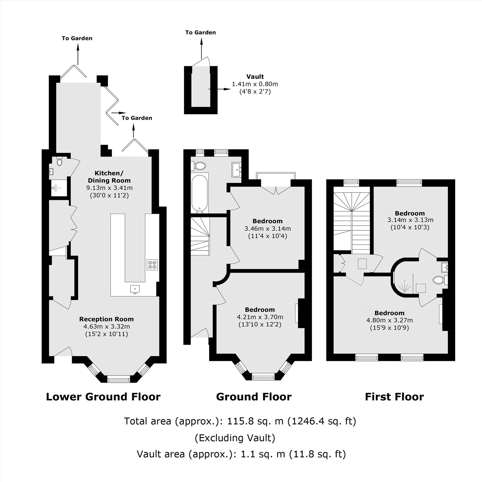 3, Argyll Close, London floorplan
