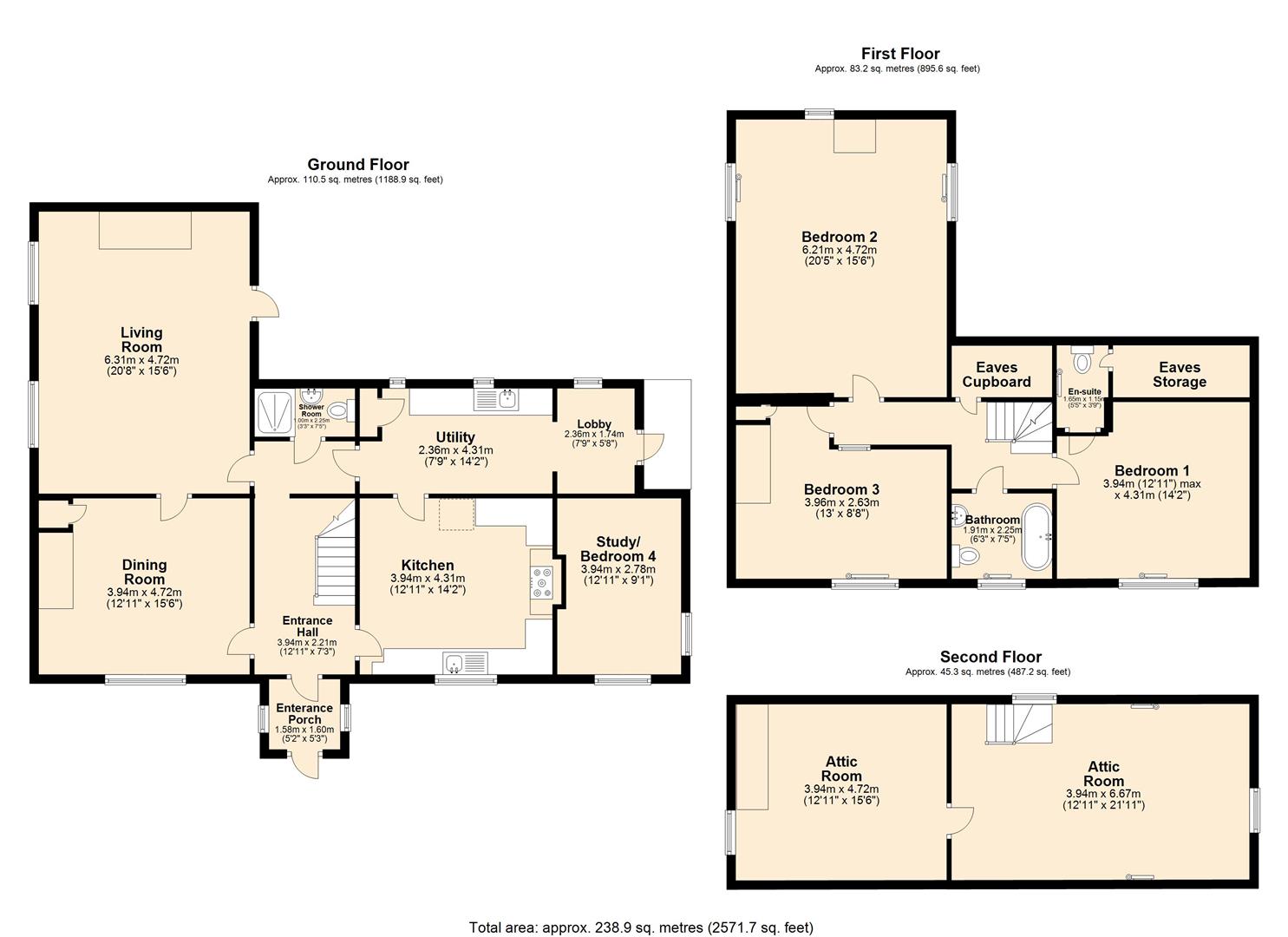 4 Bedrooms Detached house for sale in Lydeway, Devizes SN10