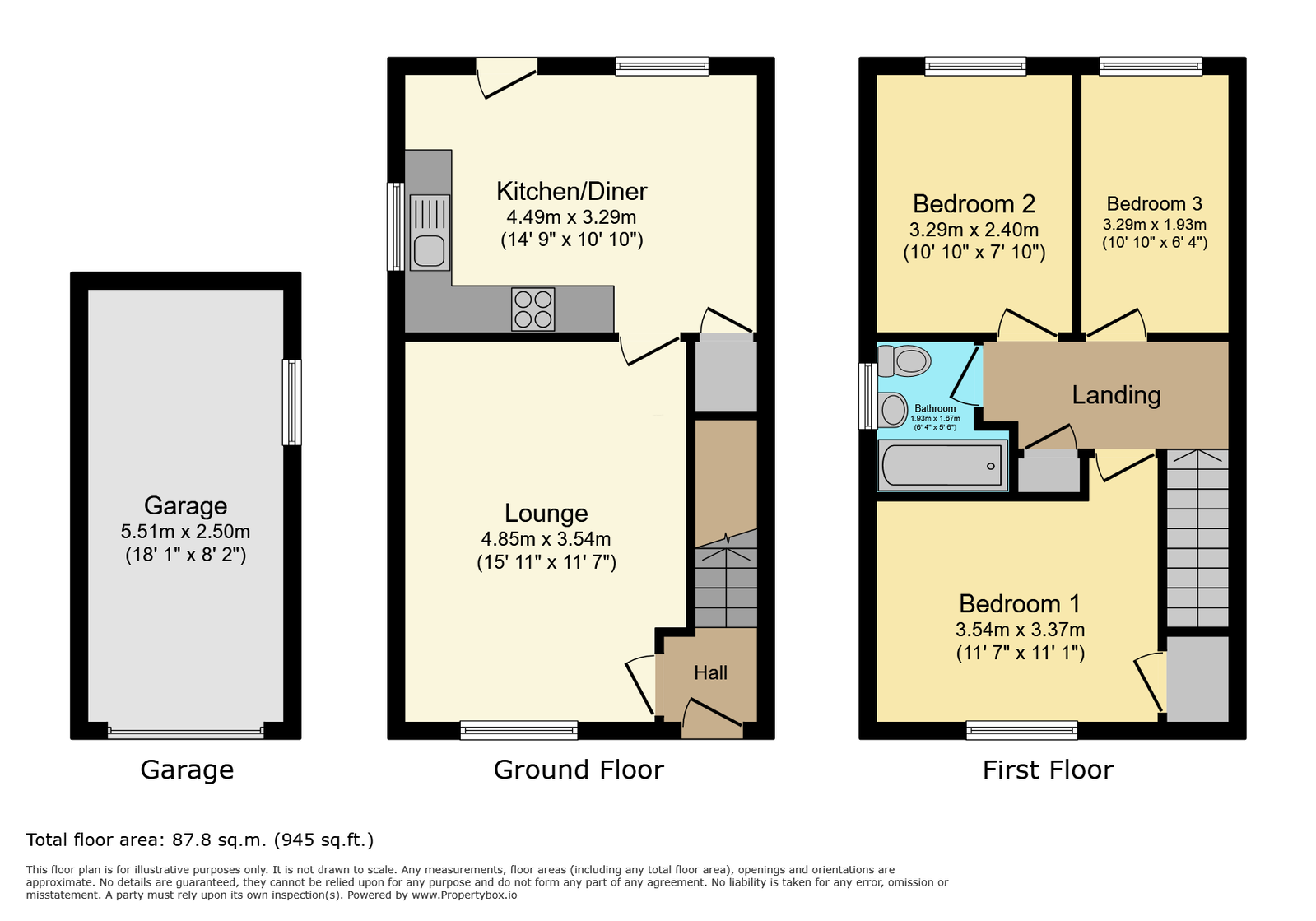 3, The Charters, Selby floorplan
