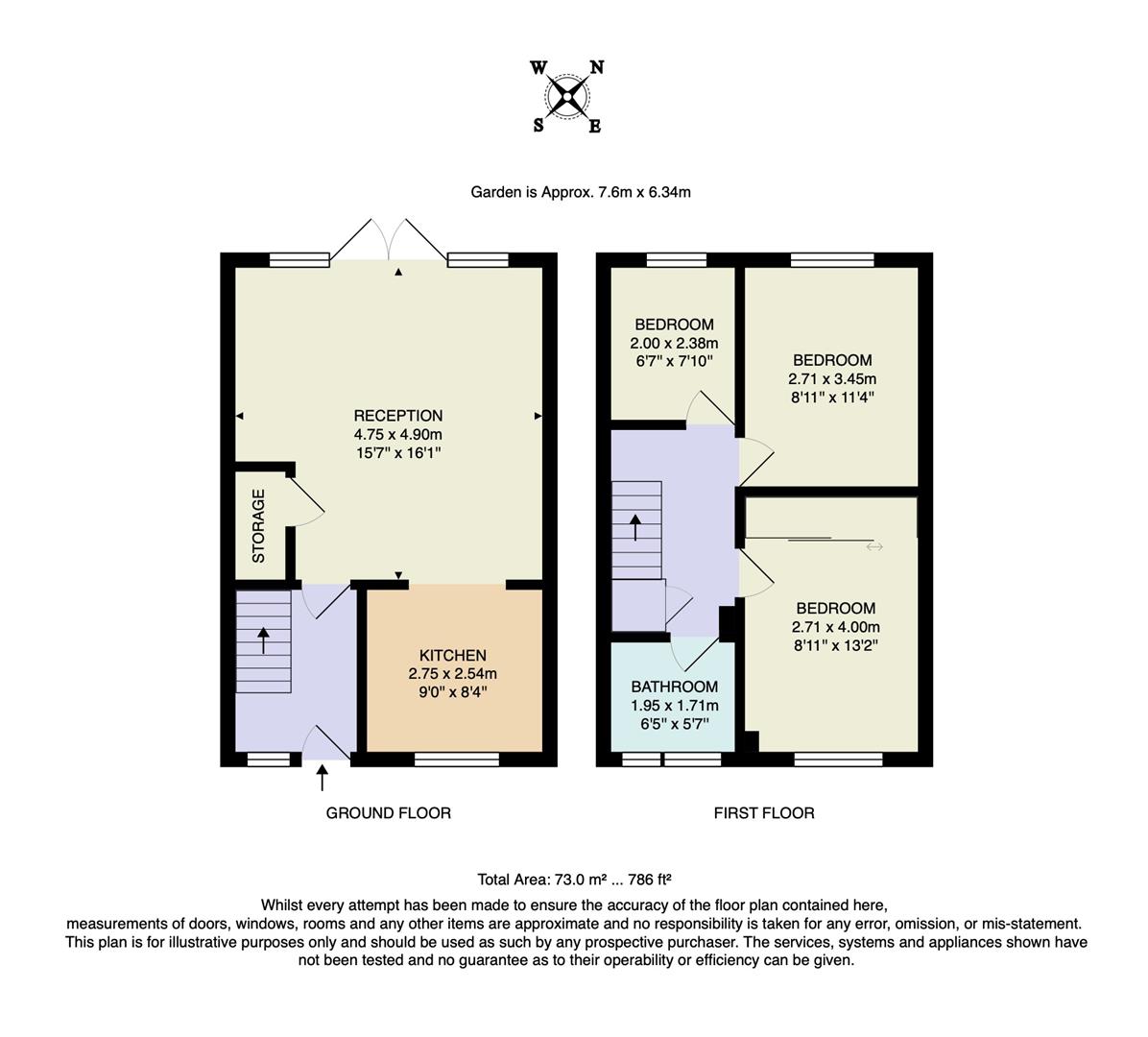 19, Diana Close, South Woodford floorplan