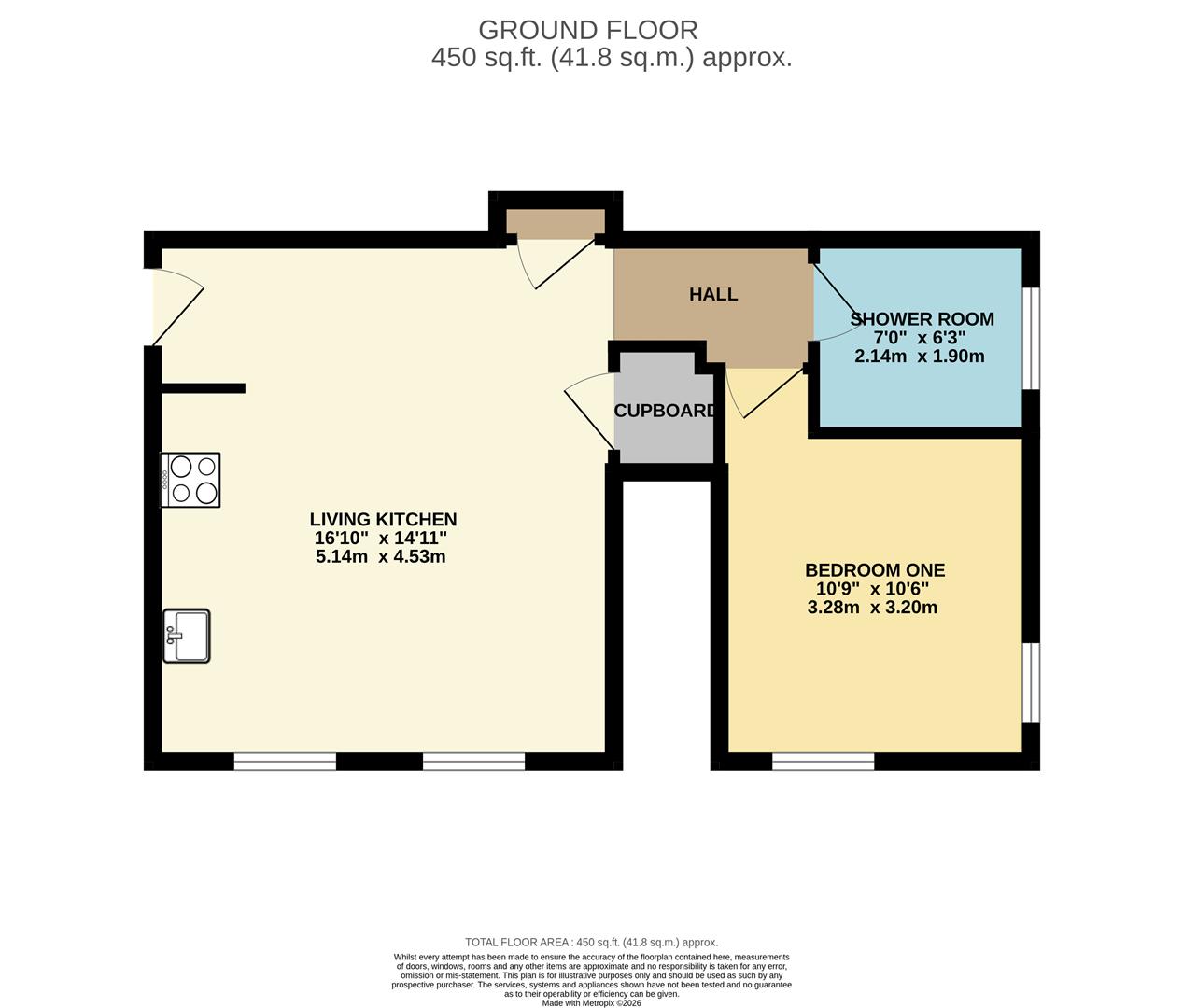 Bishop Place, Apartment 9, 20, Balderton Gate, Newark floorplan