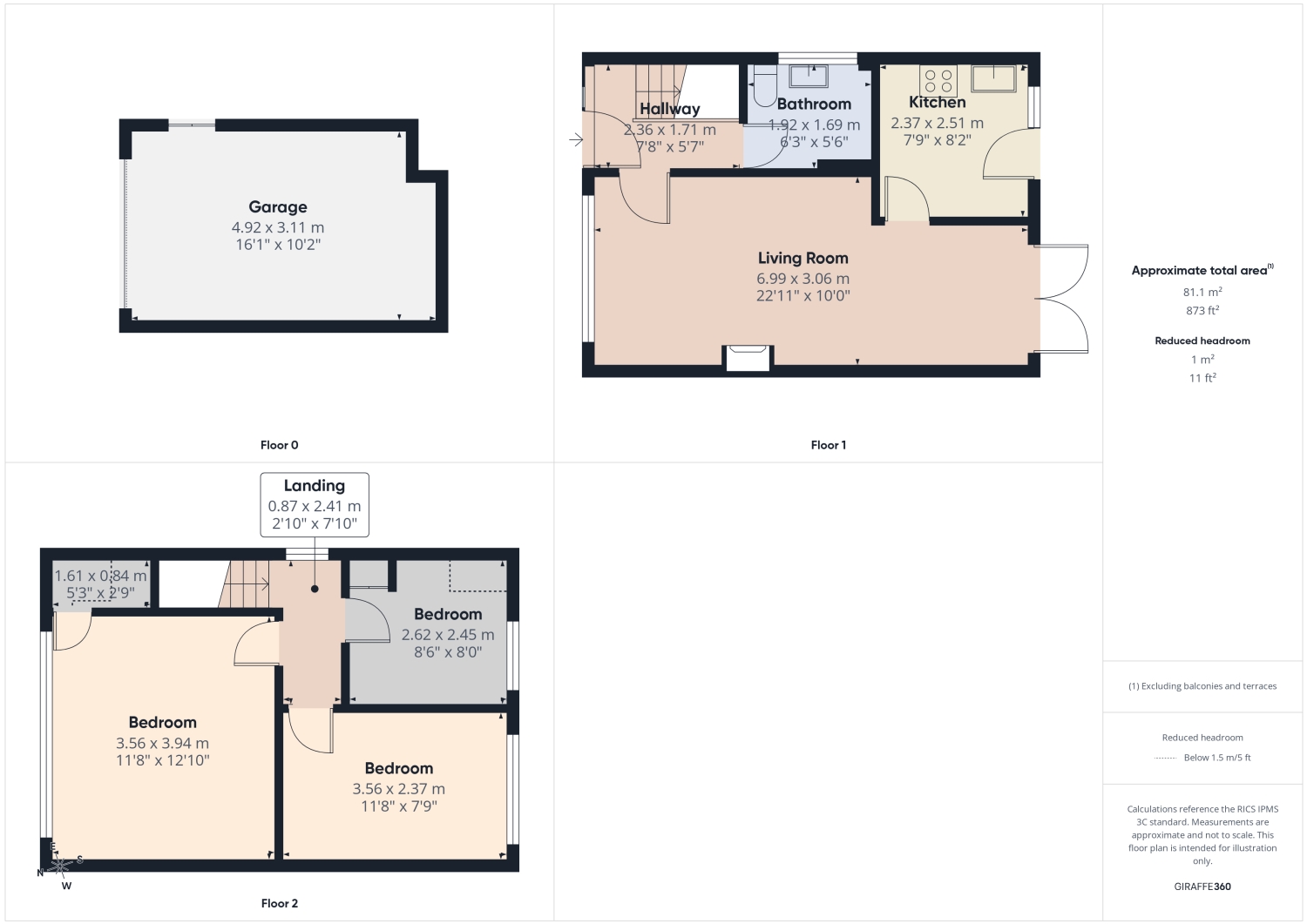54, Crispin Drive, Sheffield floorplan