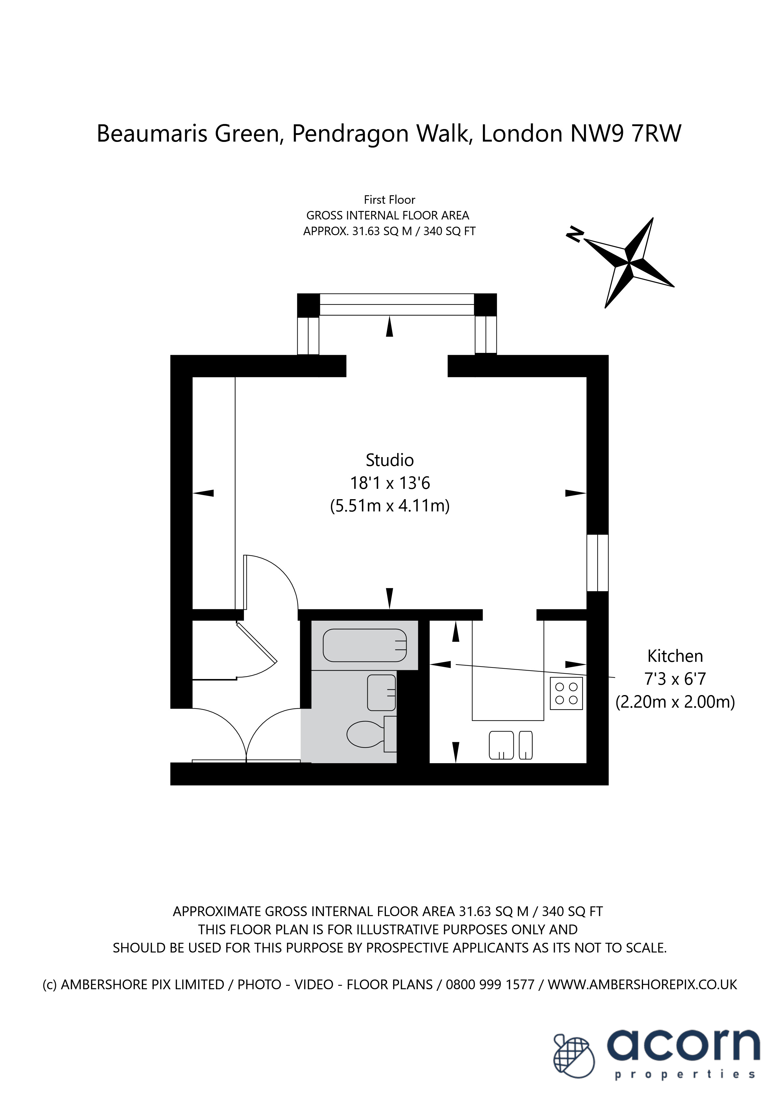 2, Beaumaris Green, London floorplan