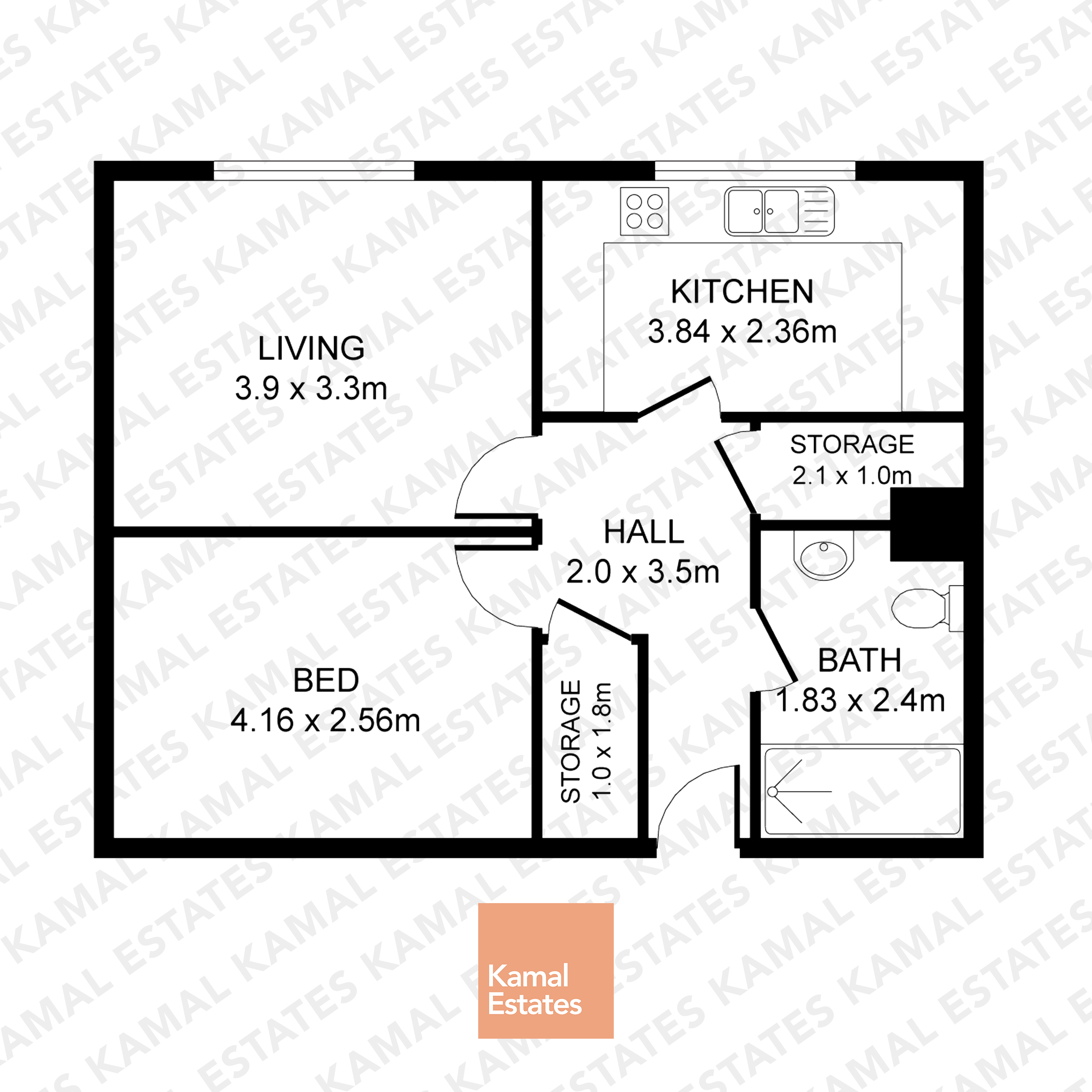 2, Ardessie Street, Glasgow floorplan