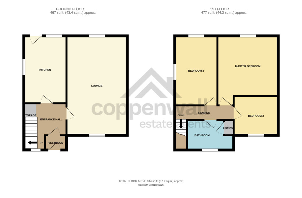 60, Gladstone St, Bacup floorplan