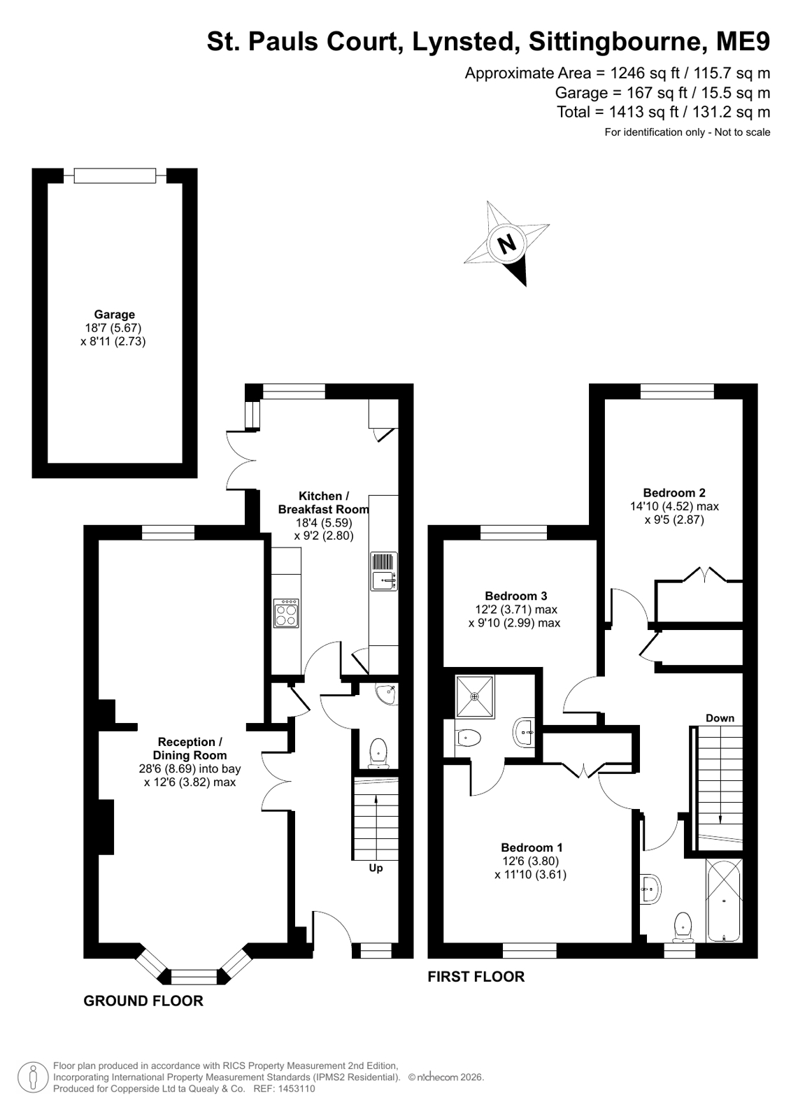 5, St. Pauls Court, Sittingbourne floorplan