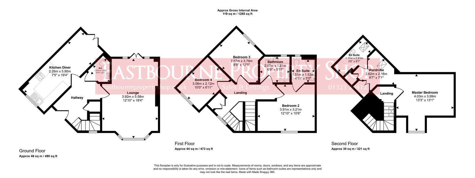 15, Woodacres Way, Hailsham floorplan