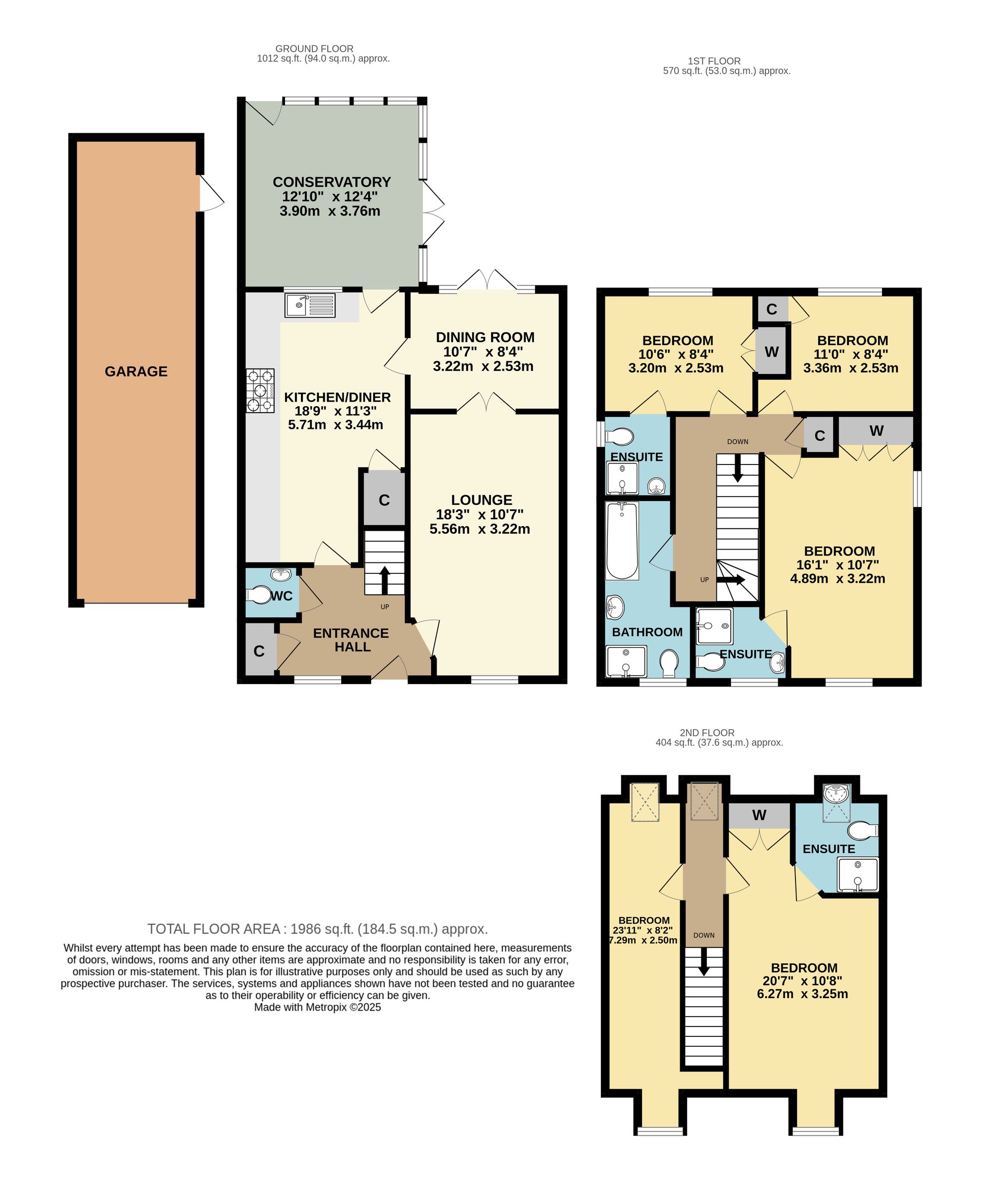 53 Hansen Gardens, Southampton floorplan