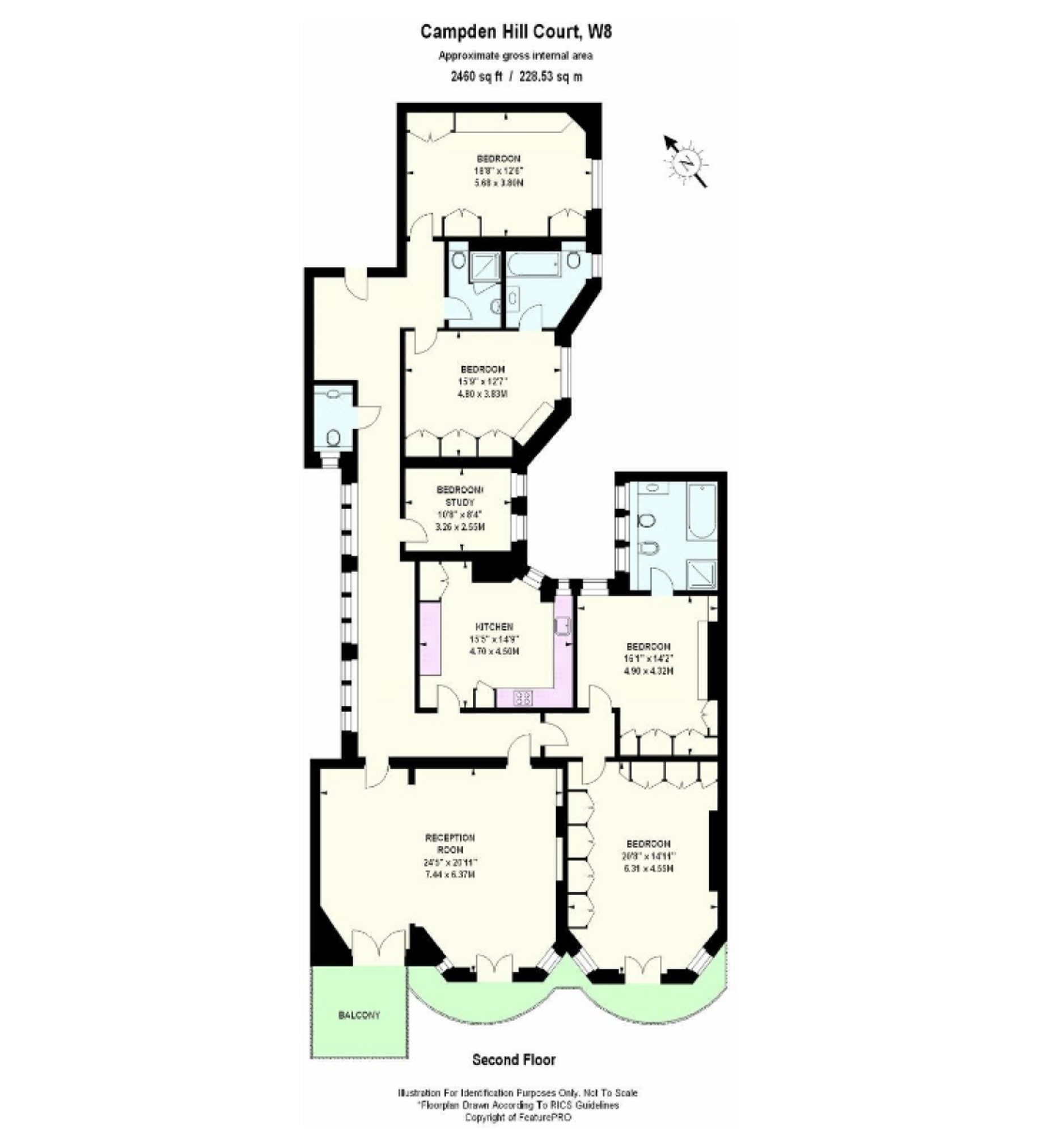 Campden Hill Road, London floorplan