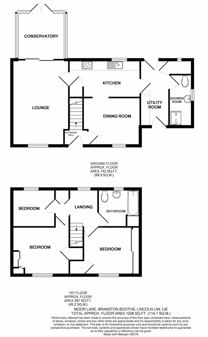 3 Bedrooms Semi-detached house for sale in Moor Lane, Branston Booths, Lincoln LN4