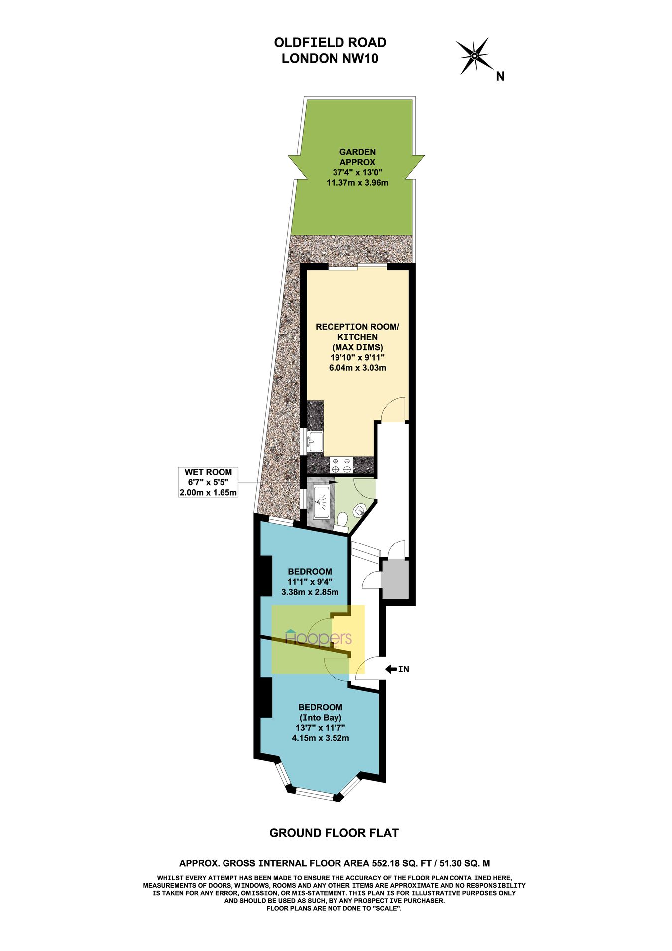 39, Oldfield Road, London floorplan