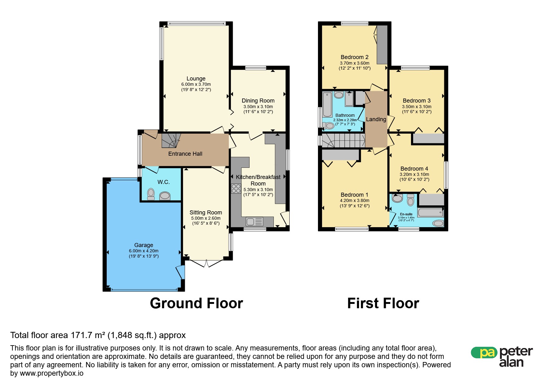 10, Llanquian Close, Cowbridge floorplan