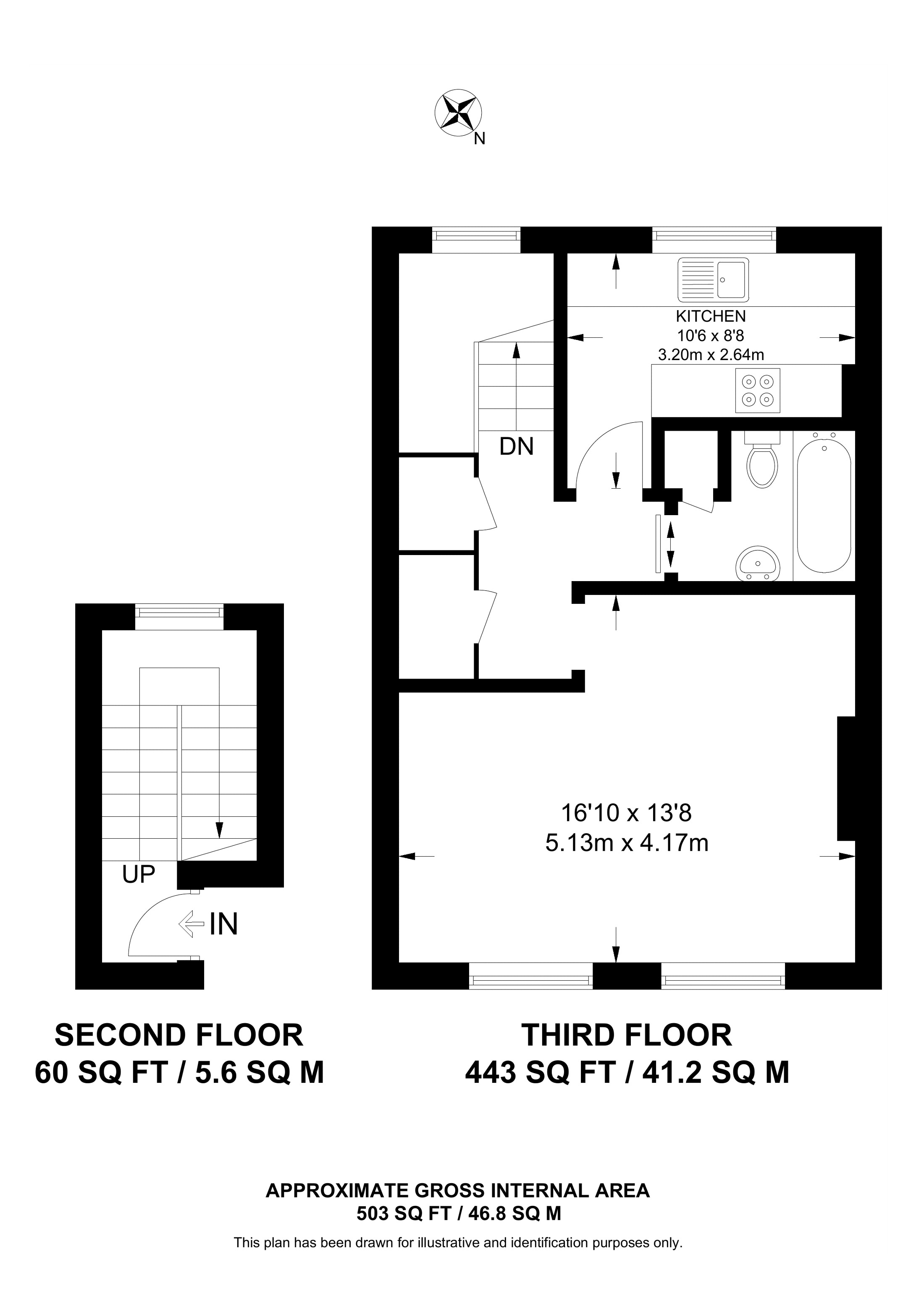 Falkland Road, Kentish Town floorplan