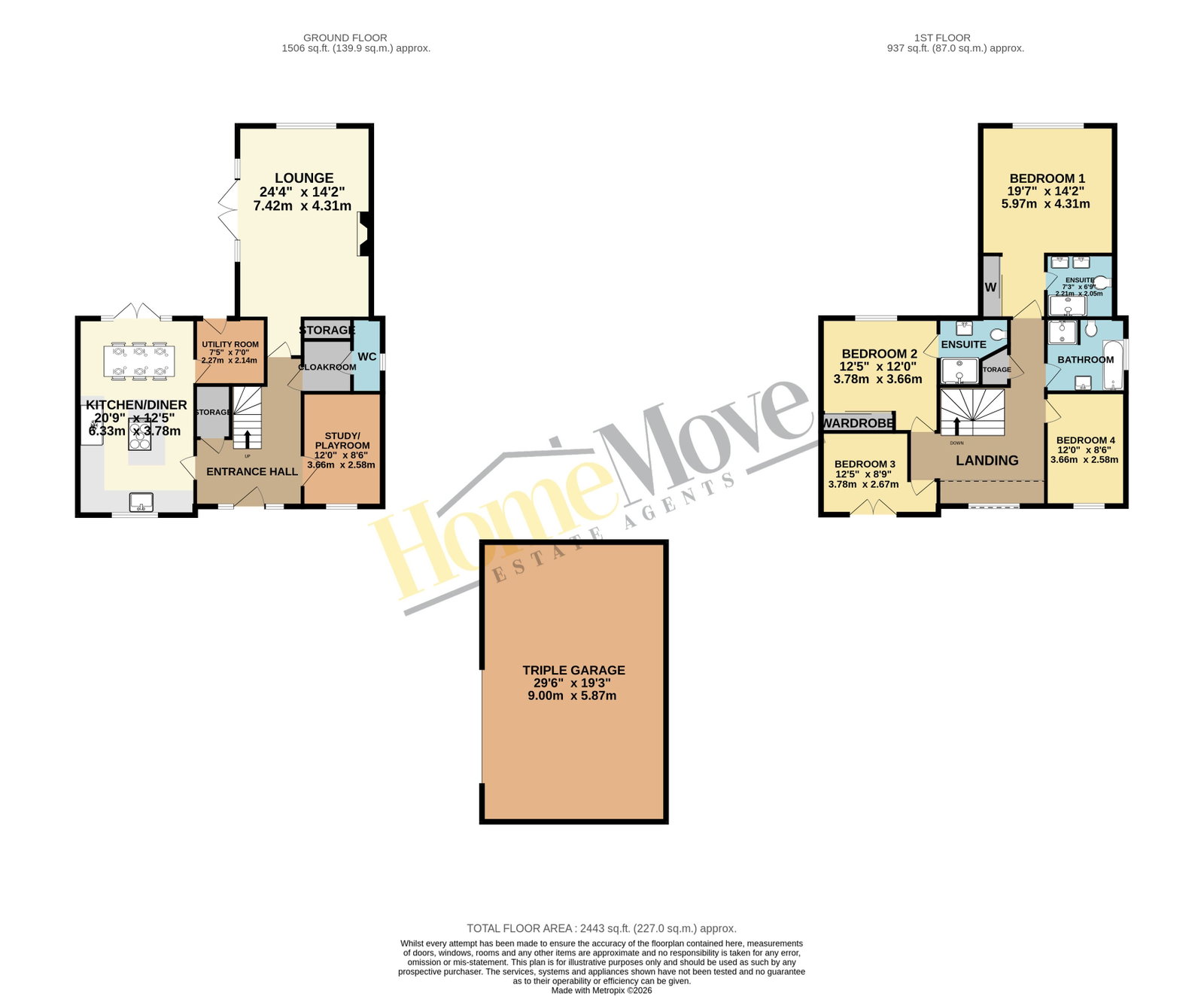 22, Lake Drive, Corby floorplan