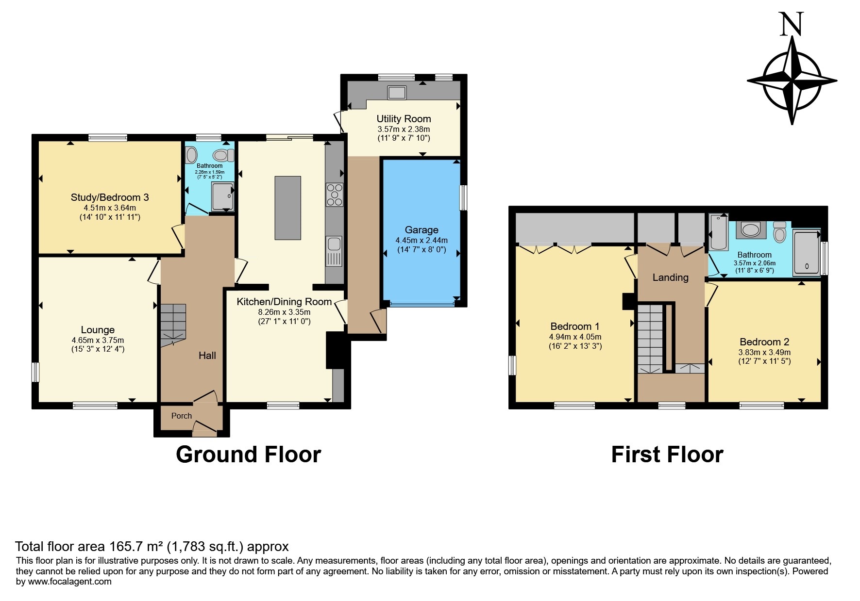 5, North End Lane, Malvern floorplan