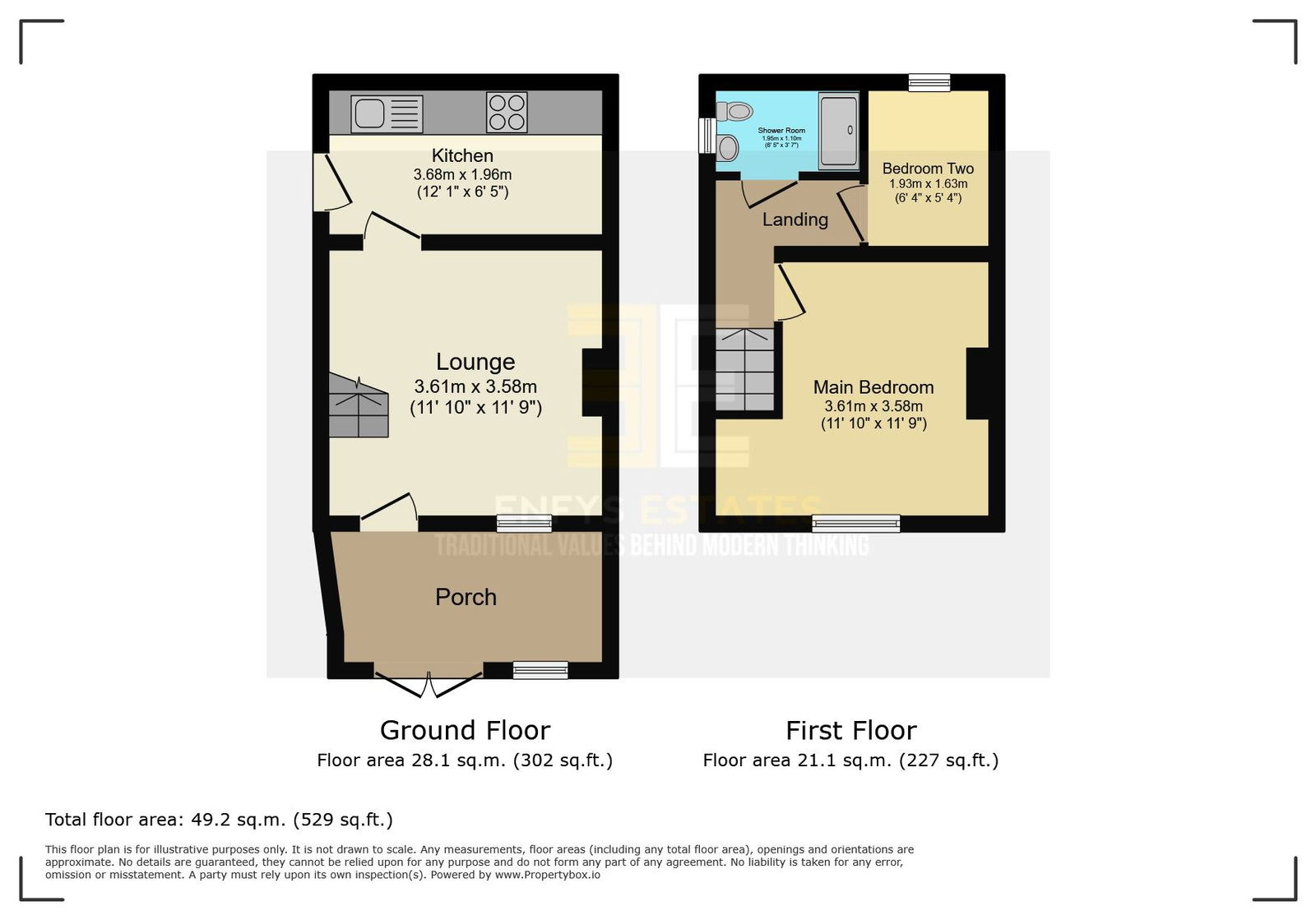 Hillbury, Bryn Gwynt Lane, Llandudno floorplan