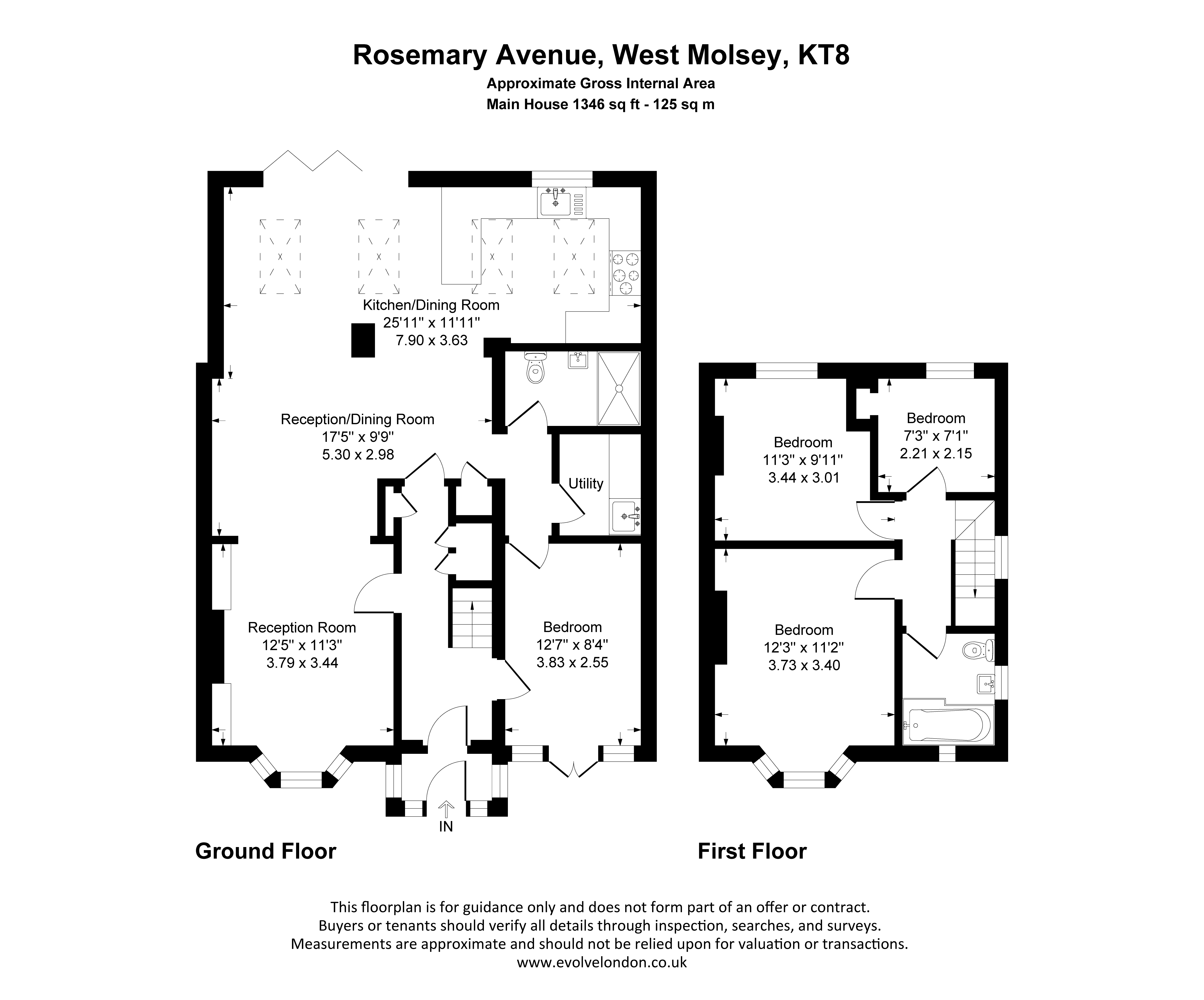 44, Rosemary Avenue, Surrey floorplan