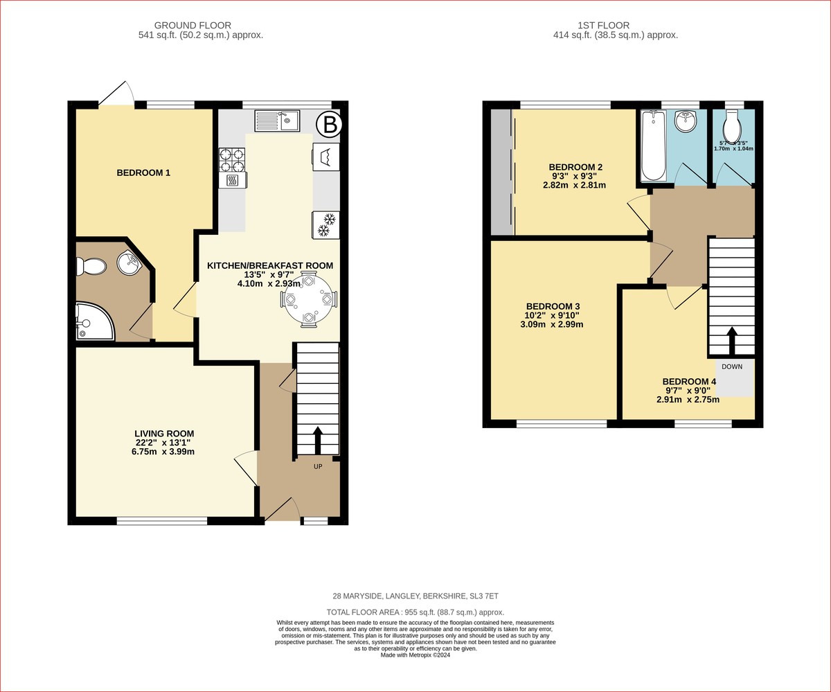 Maryside, Slough floorplan