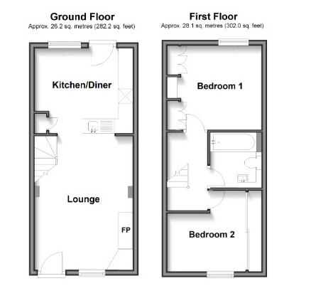 3 Hope Cottages,, Walnut Tree Lane, Maidstone floorplan