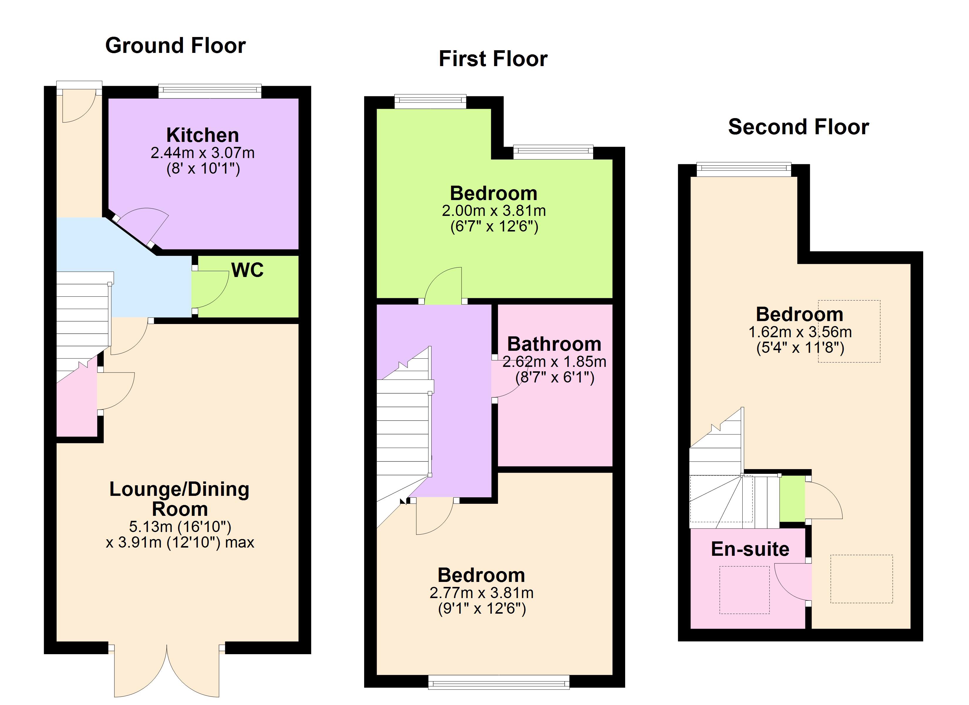 3 Bedrooms Town house for sale in Downes Way, Sharston, Wythenshawe, Manchester M22