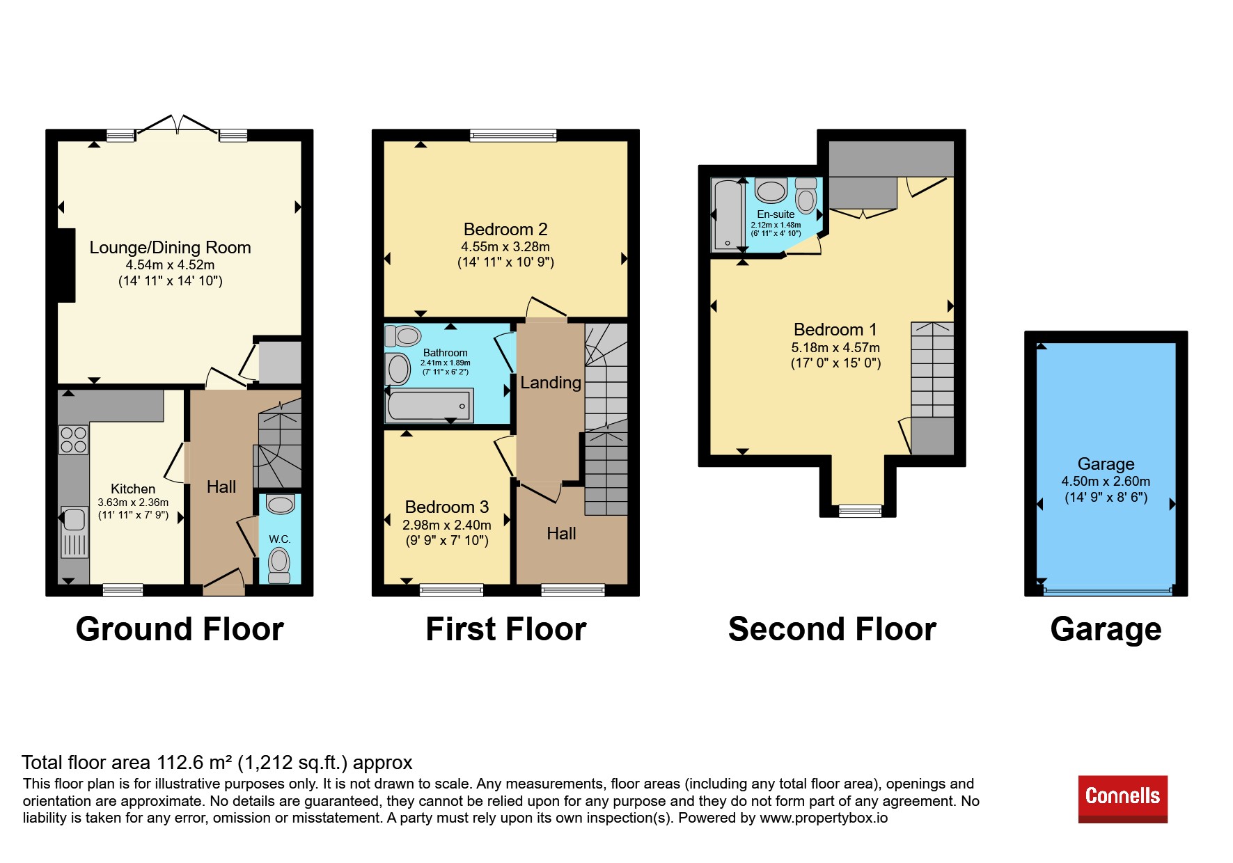 21, Stonechat Road, RUGBY floorplan