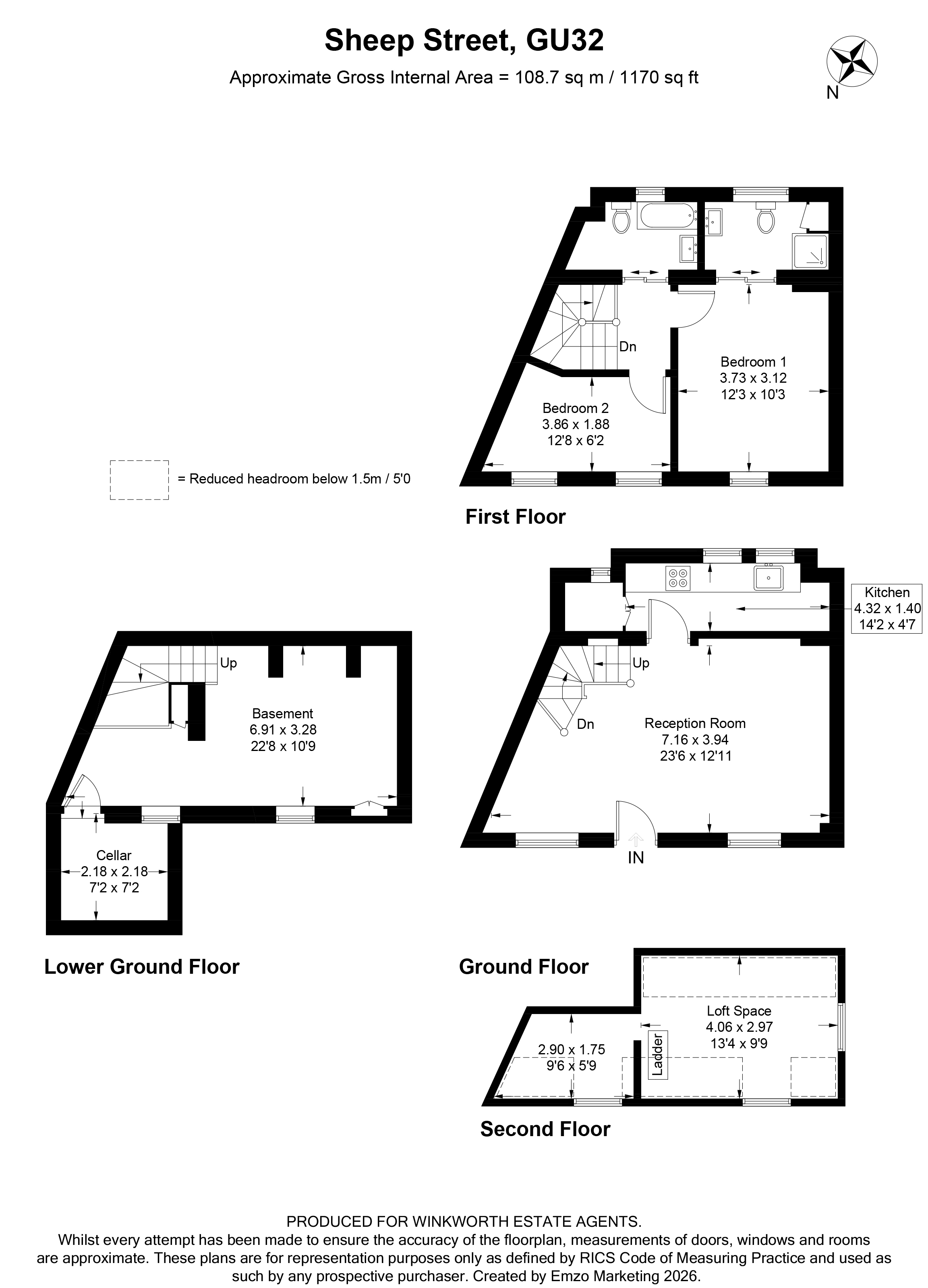 2, Sheep Street, Hampshire floorplan
