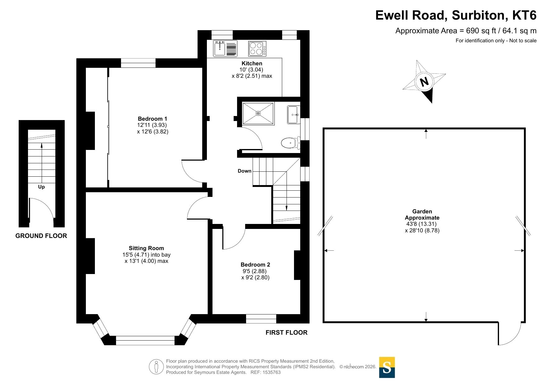 Ewell Road, Surbiton floorplan