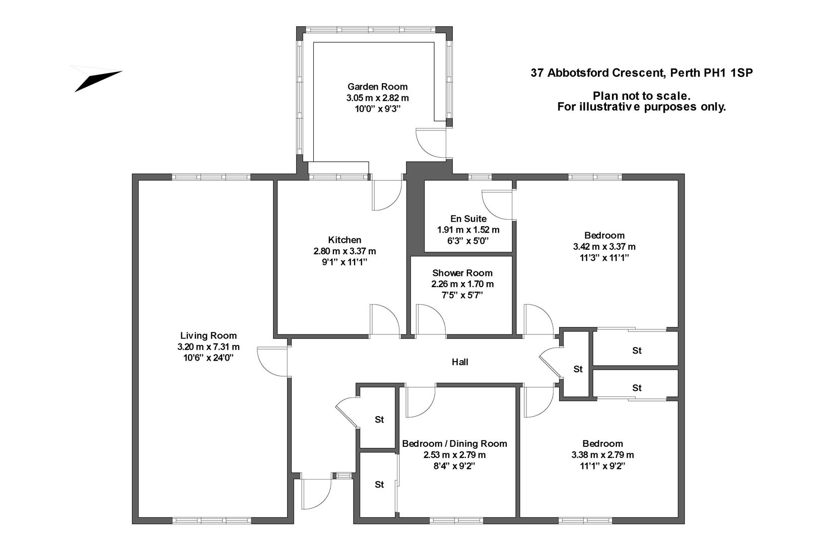 Abbotsford Crescent, Perth PH1, 3 bedroom property for sale 61736859