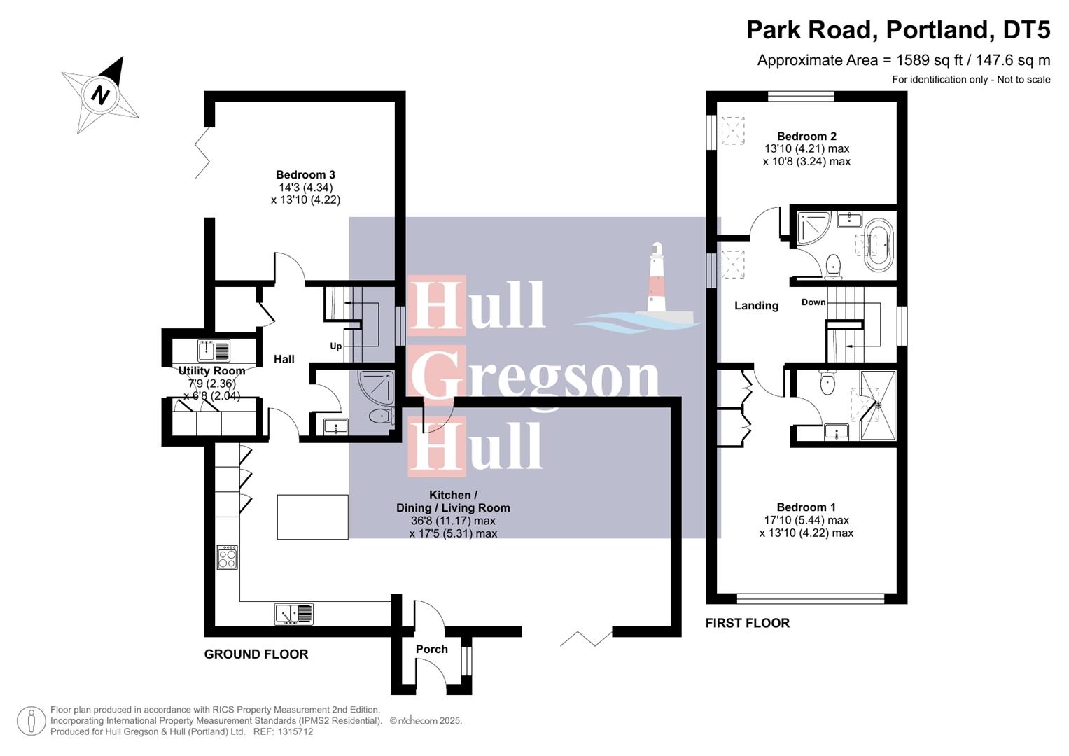 The Mill House, 34a, Park Road, Portland floorplan