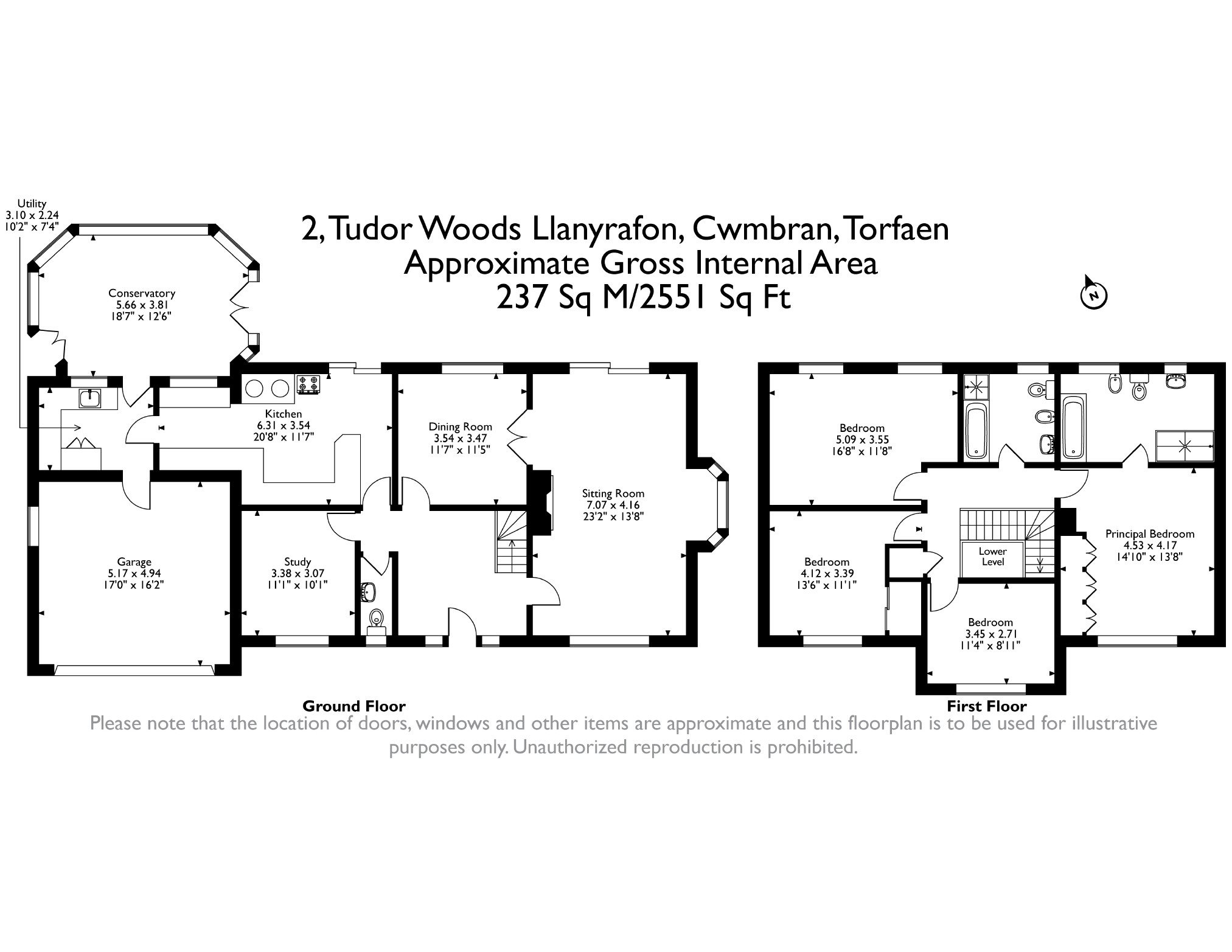2, Tudor Woods, Llanyrafon, Cwmbran floorplan