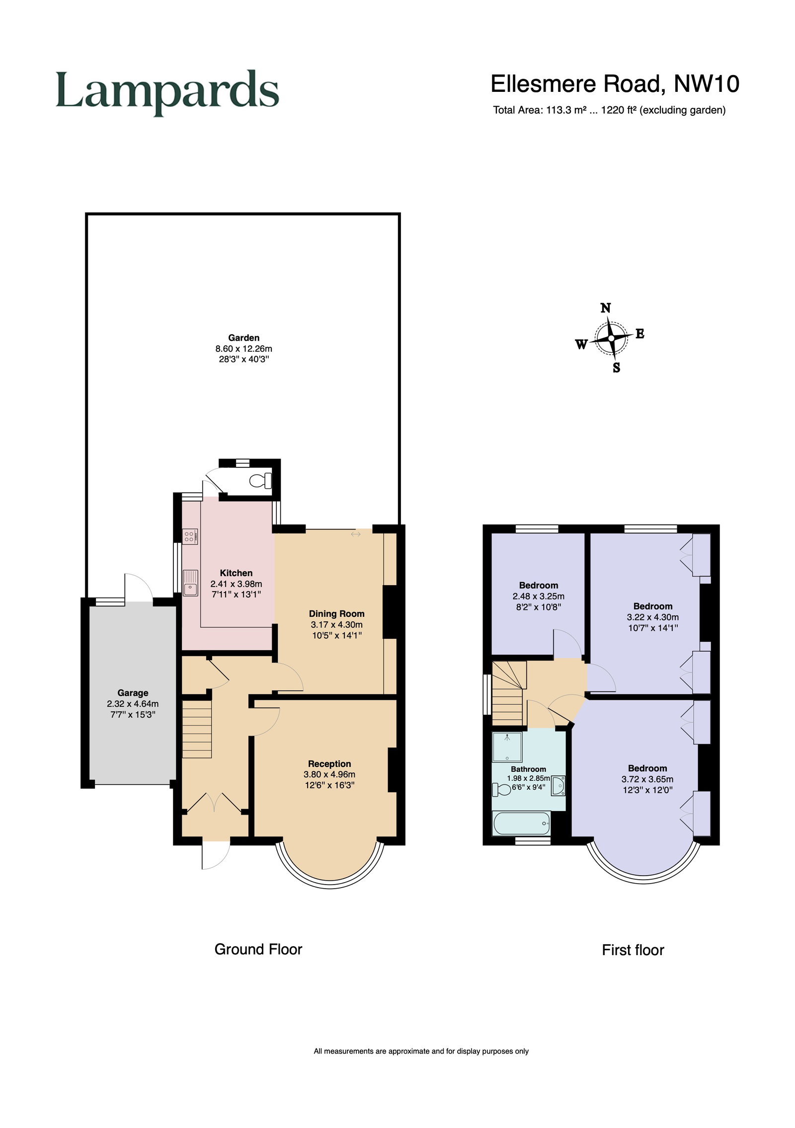 170, Ellesmere Road, London floorplan