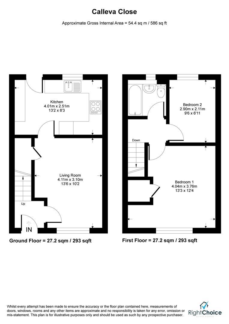 6, Calleva Close, Basingstoke floorplan