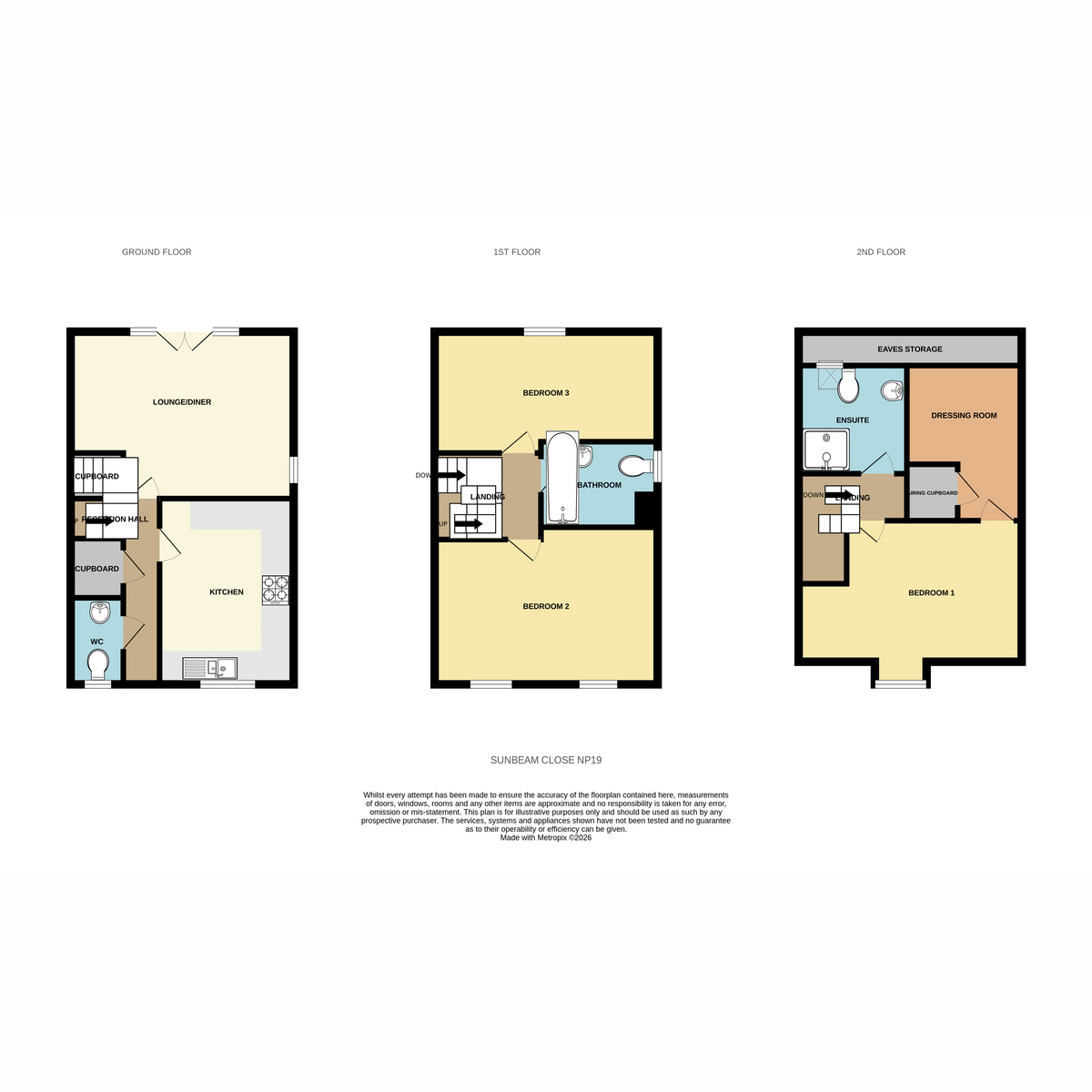 Sunbeam Close, Newport floorplan