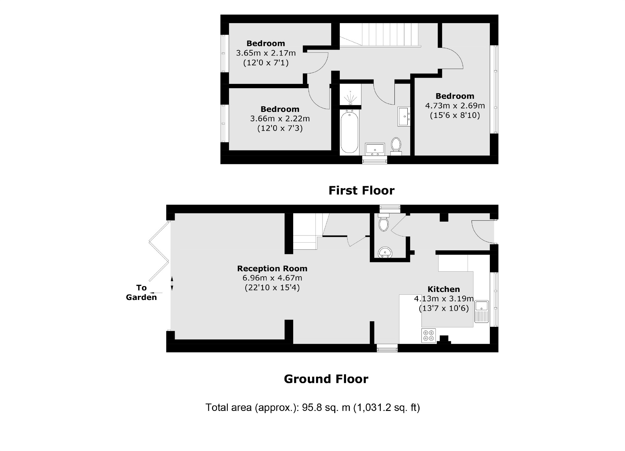 78, Bourneside Road, Addlestone floorplan